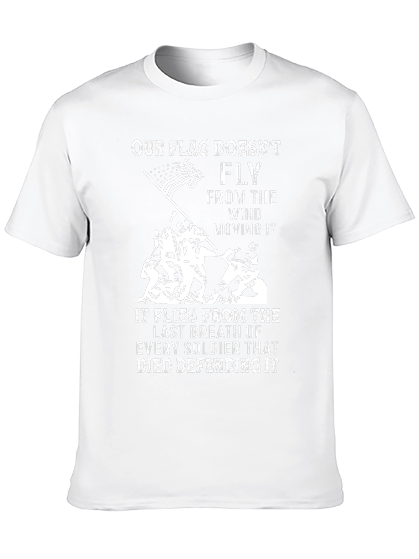 Patriotic US Flag Graphic T-Shirt