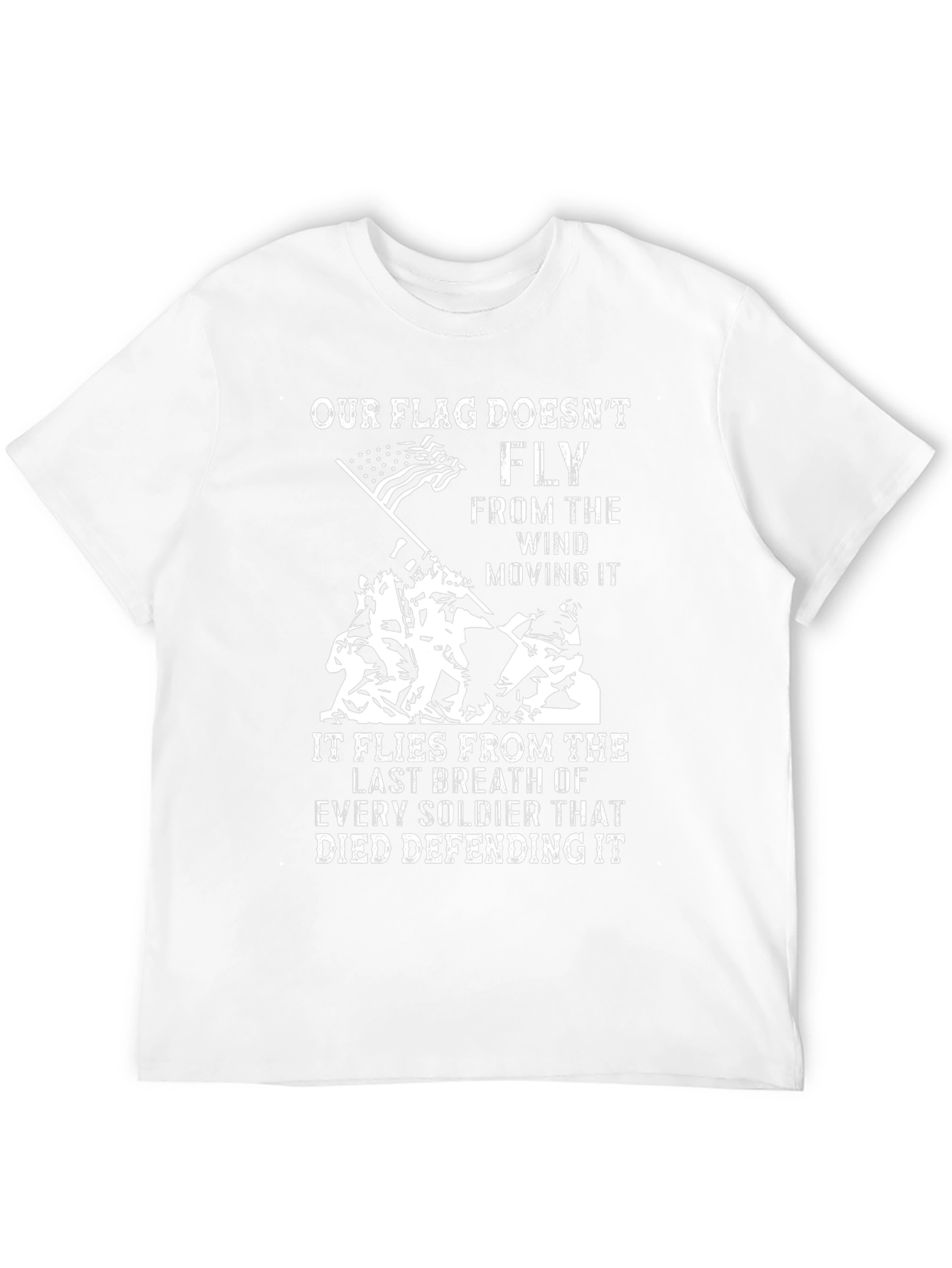 Patriotic US Flag Graphic T-Shirt