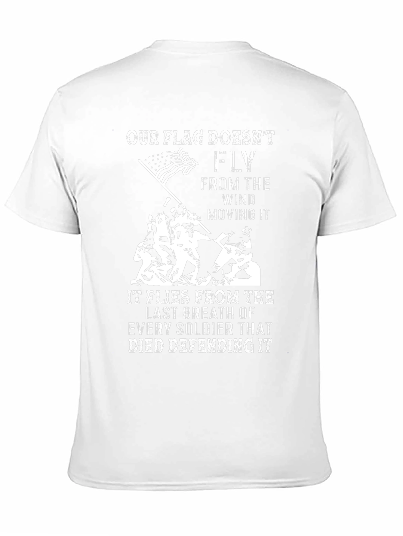 Patriotic US Flag Graphic T-Shirt
