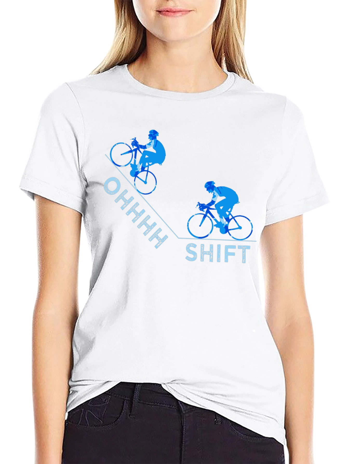 Funny Cycling T-Shirt - Ohhhh Shift