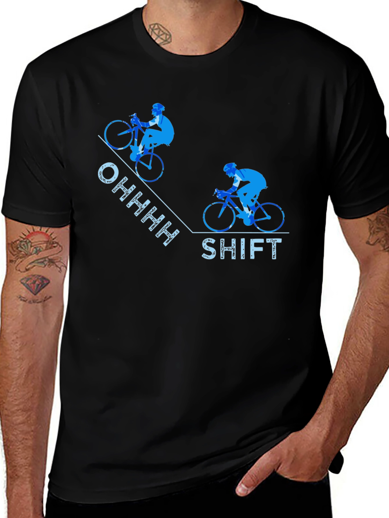 Funny Cycling T-Shirt - Ohhhh Shift