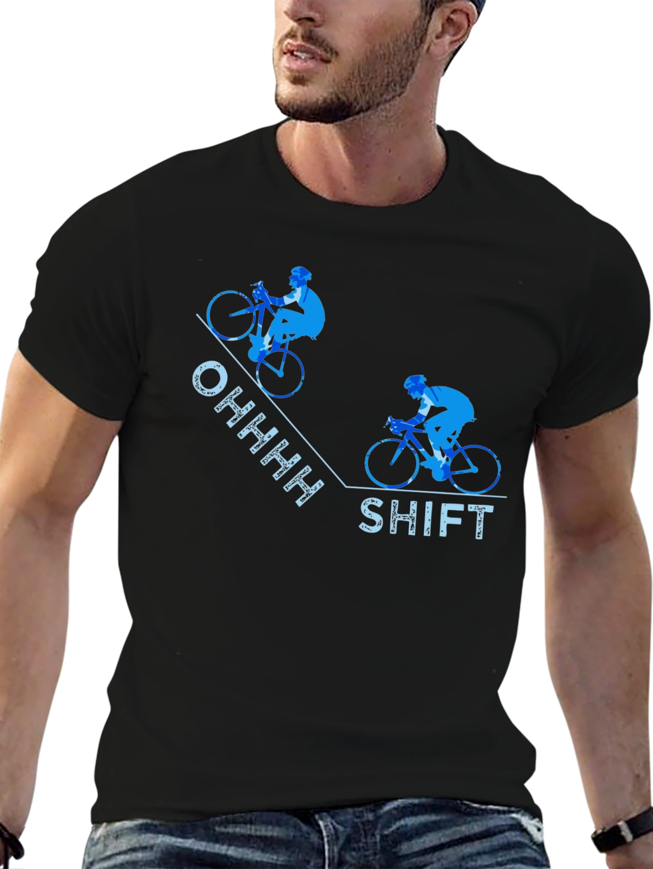 Funny Cycling T-Shirt - Ohhhh Shift