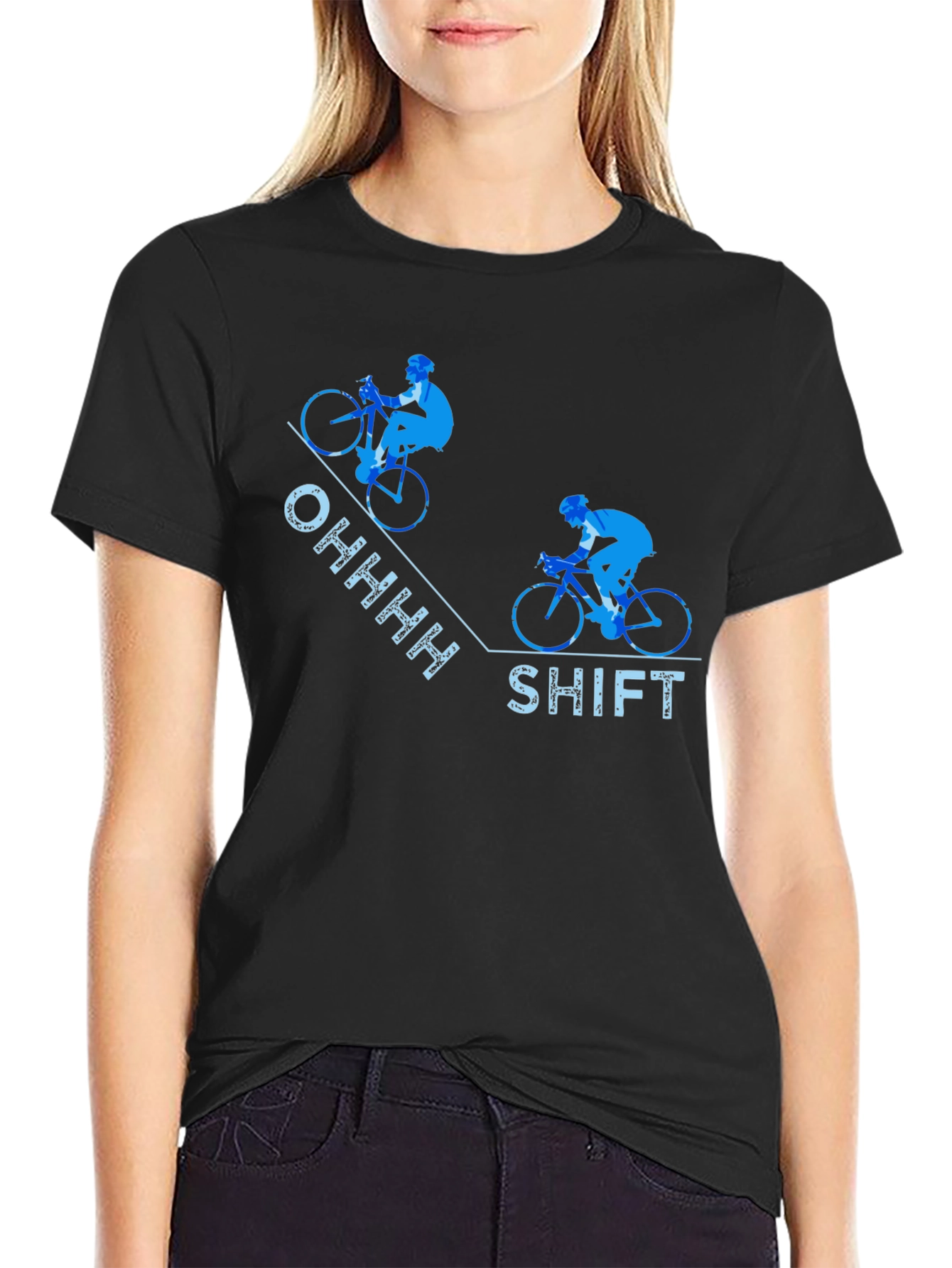 Funny Cycling T-Shirt - Ohhhh Shift