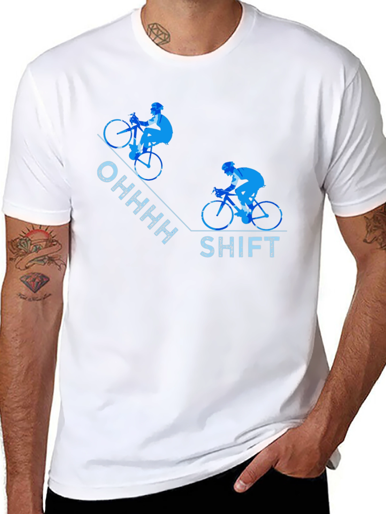 Funny Cycling T-Shirt - Ohhhh Shift