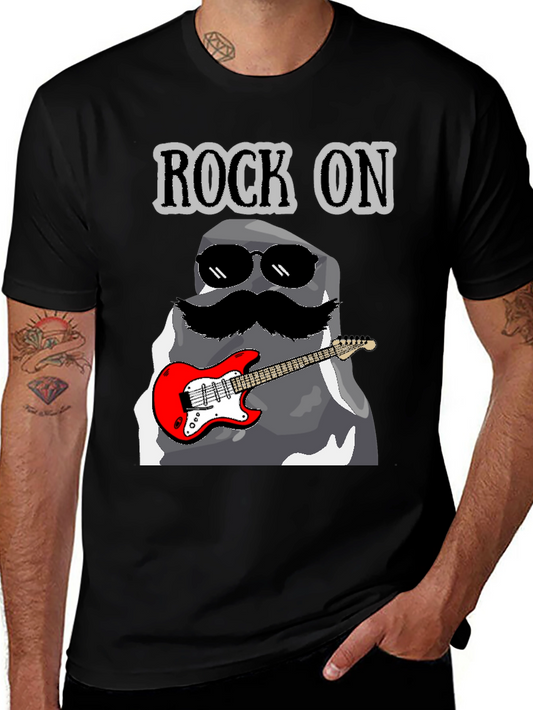 Rock On Stone Guitar T-Shirt