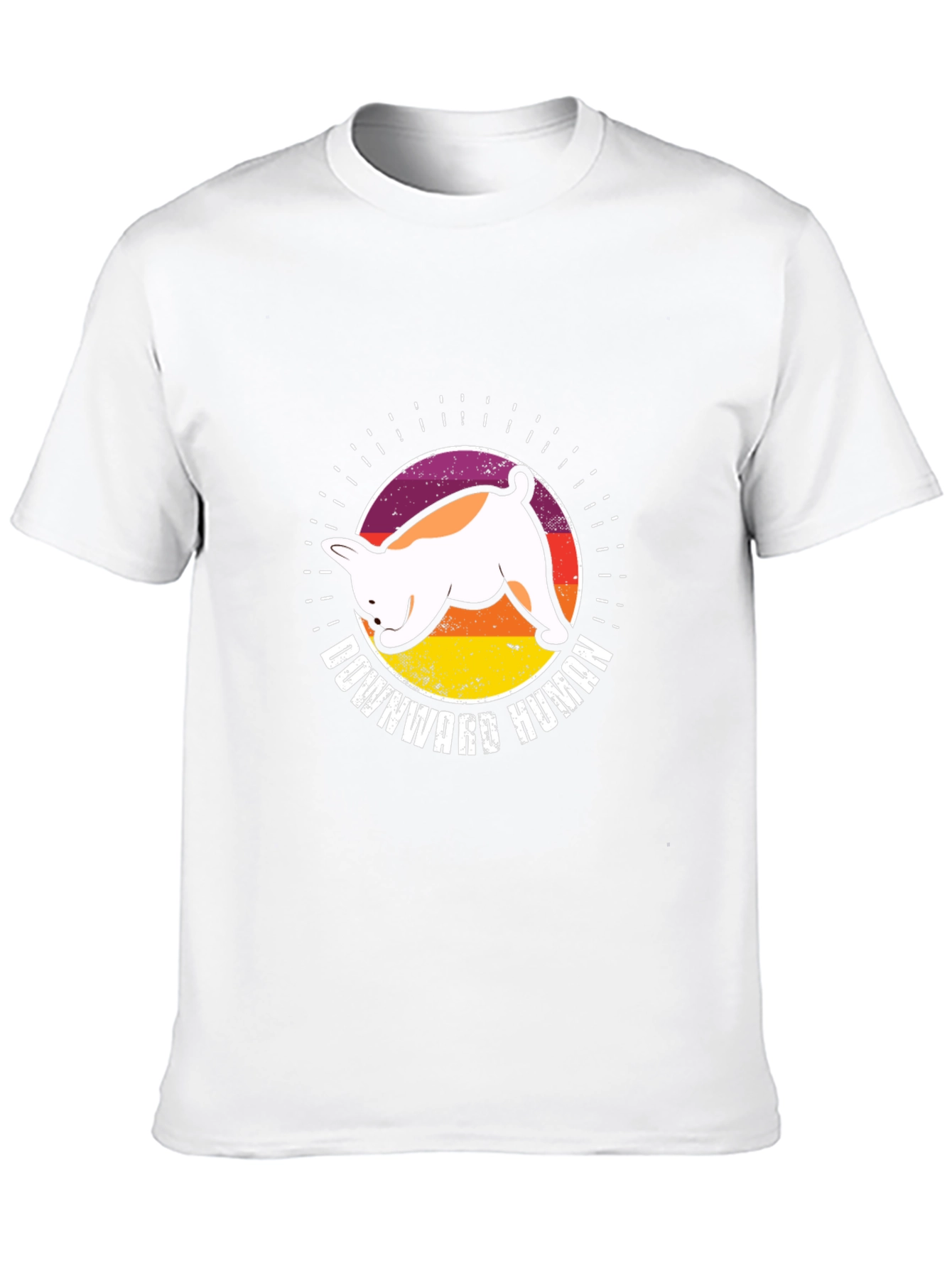 Downward Human Dog T-Shirt - Yoga Inspired Tee