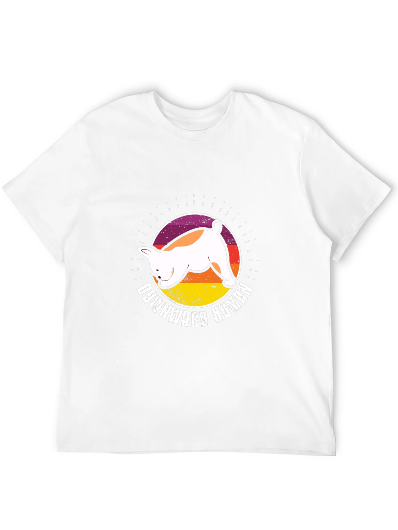 Downward Human Dog T-Shirt - Yoga Inspired Tee