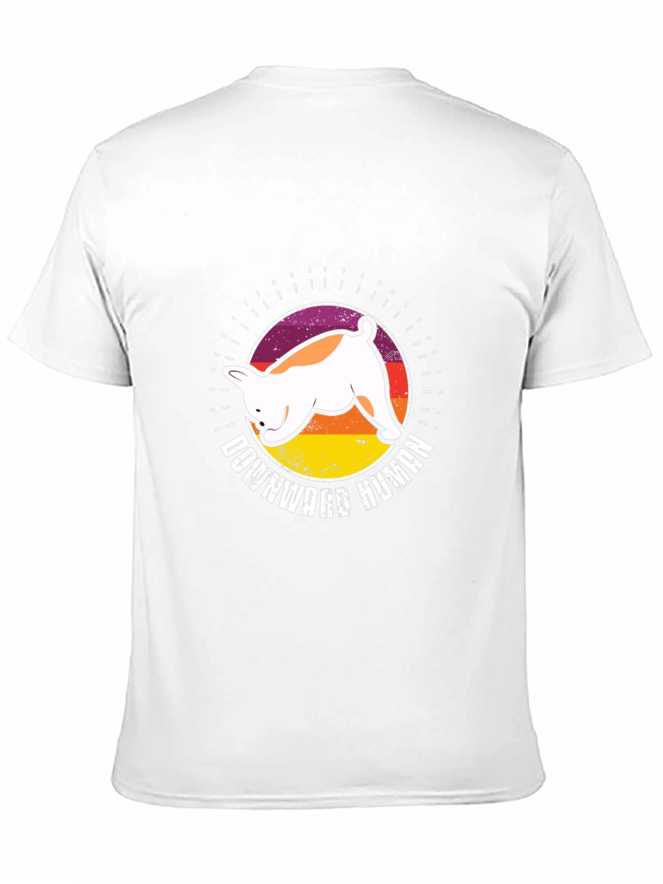 Downward Human Dog T-Shirt - Yoga Inspired Tee