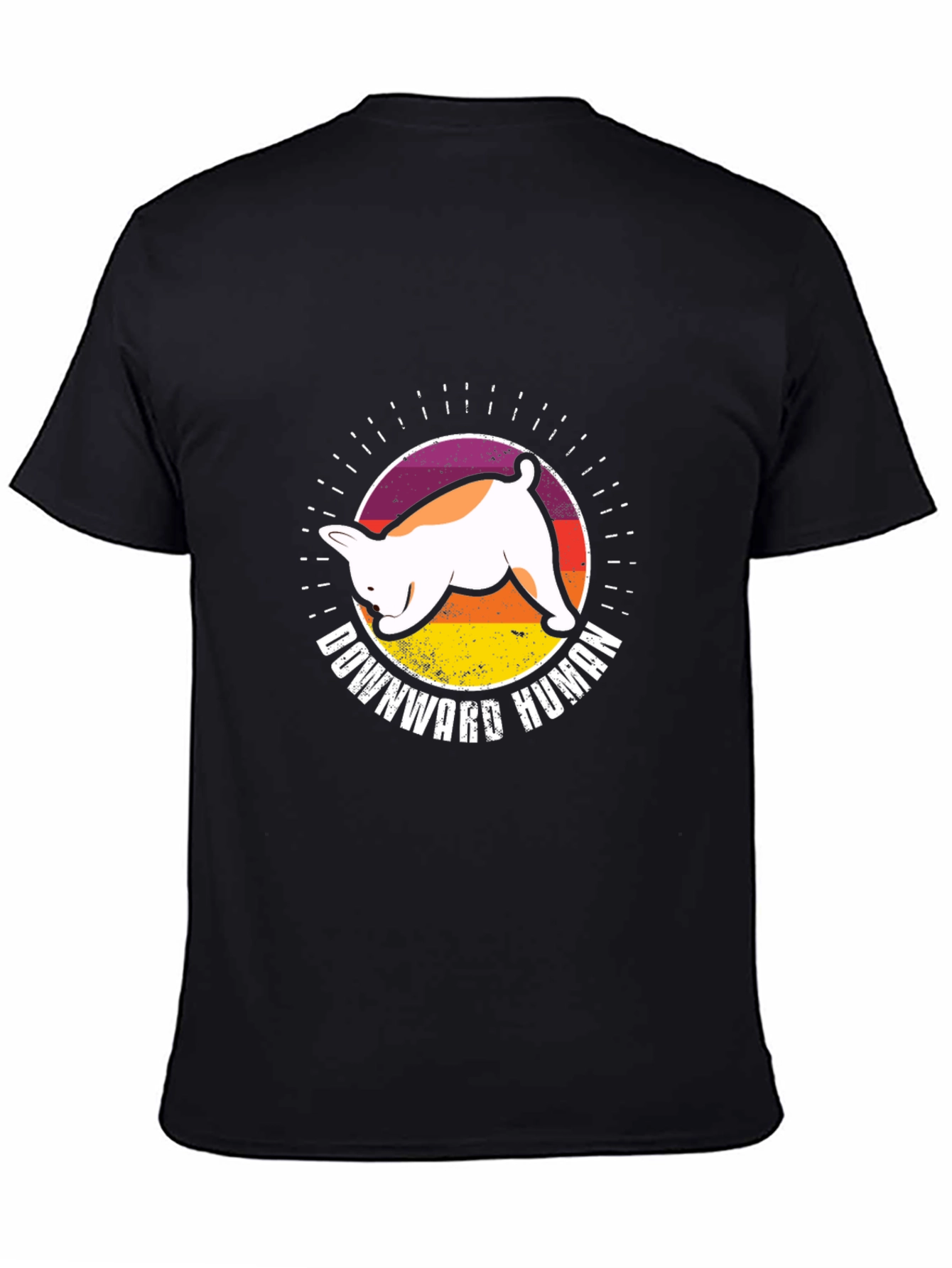 Downward Human Dog T-Shirt - Yoga Inspired Tee
