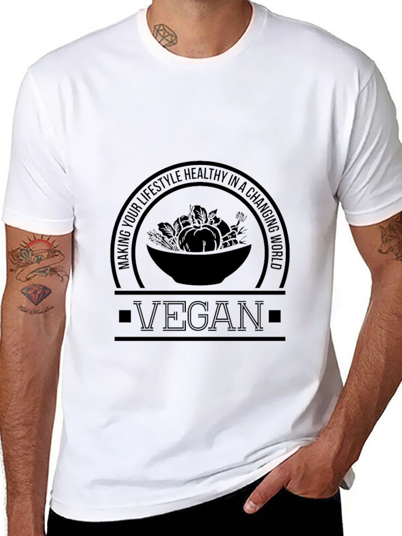 Vegan Lifestyle T-Shirt - Healthy Changing World