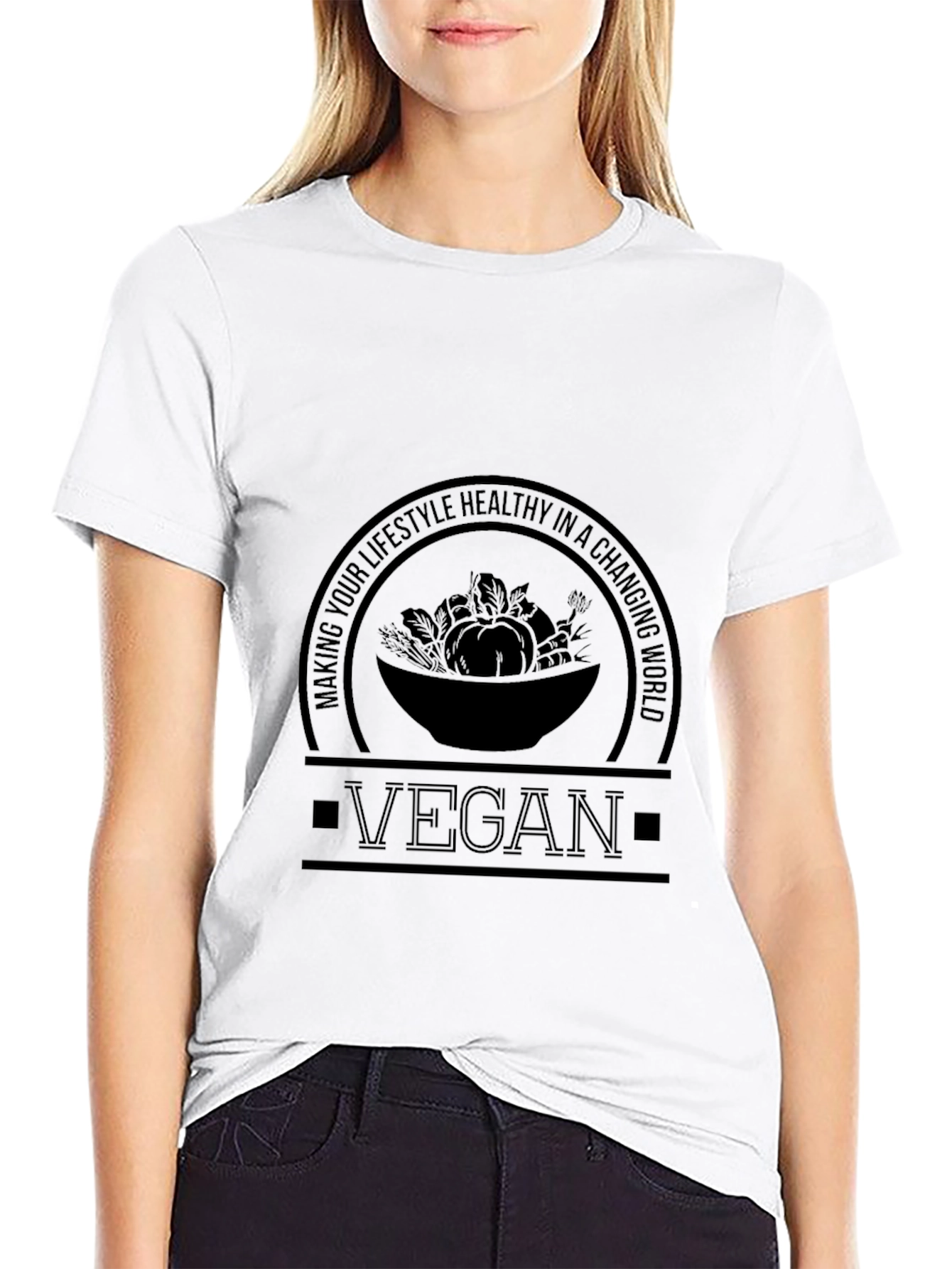 Vegan Lifestyle T-Shirt - Healthy Changing World