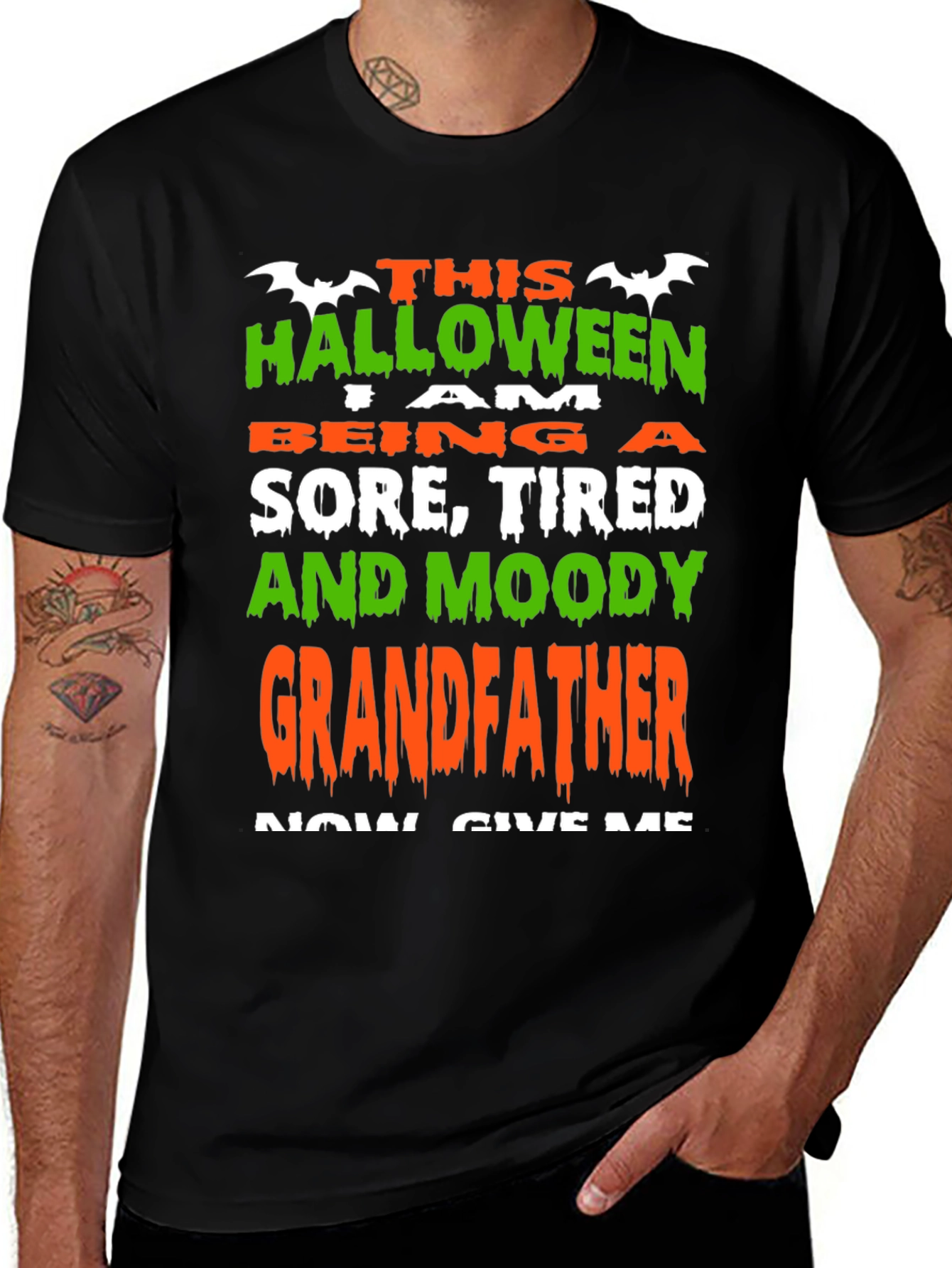 Funny Halloween Grandfather T-Shirt