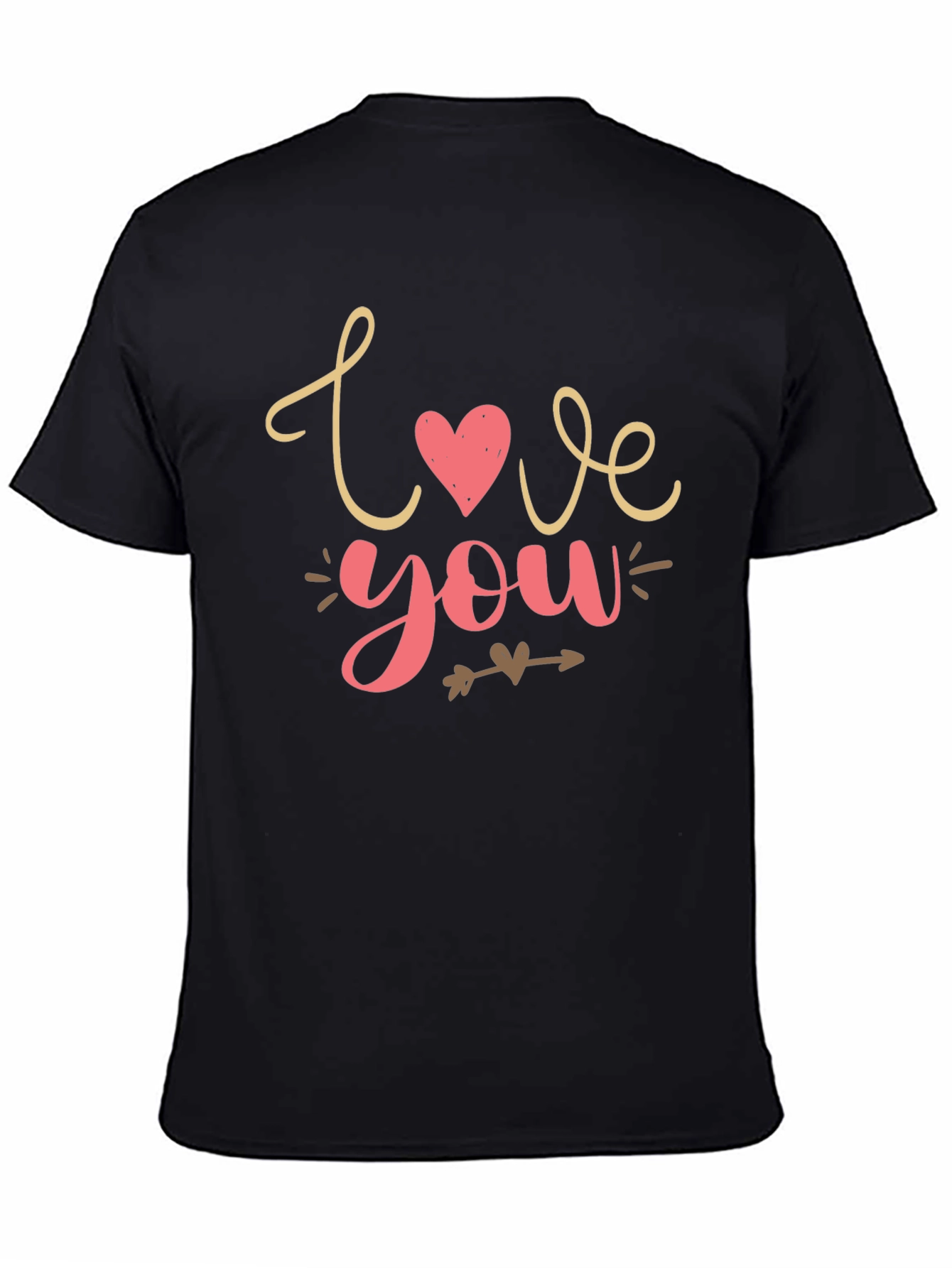 Love You Graphic Tee - Valentines Day Shirt