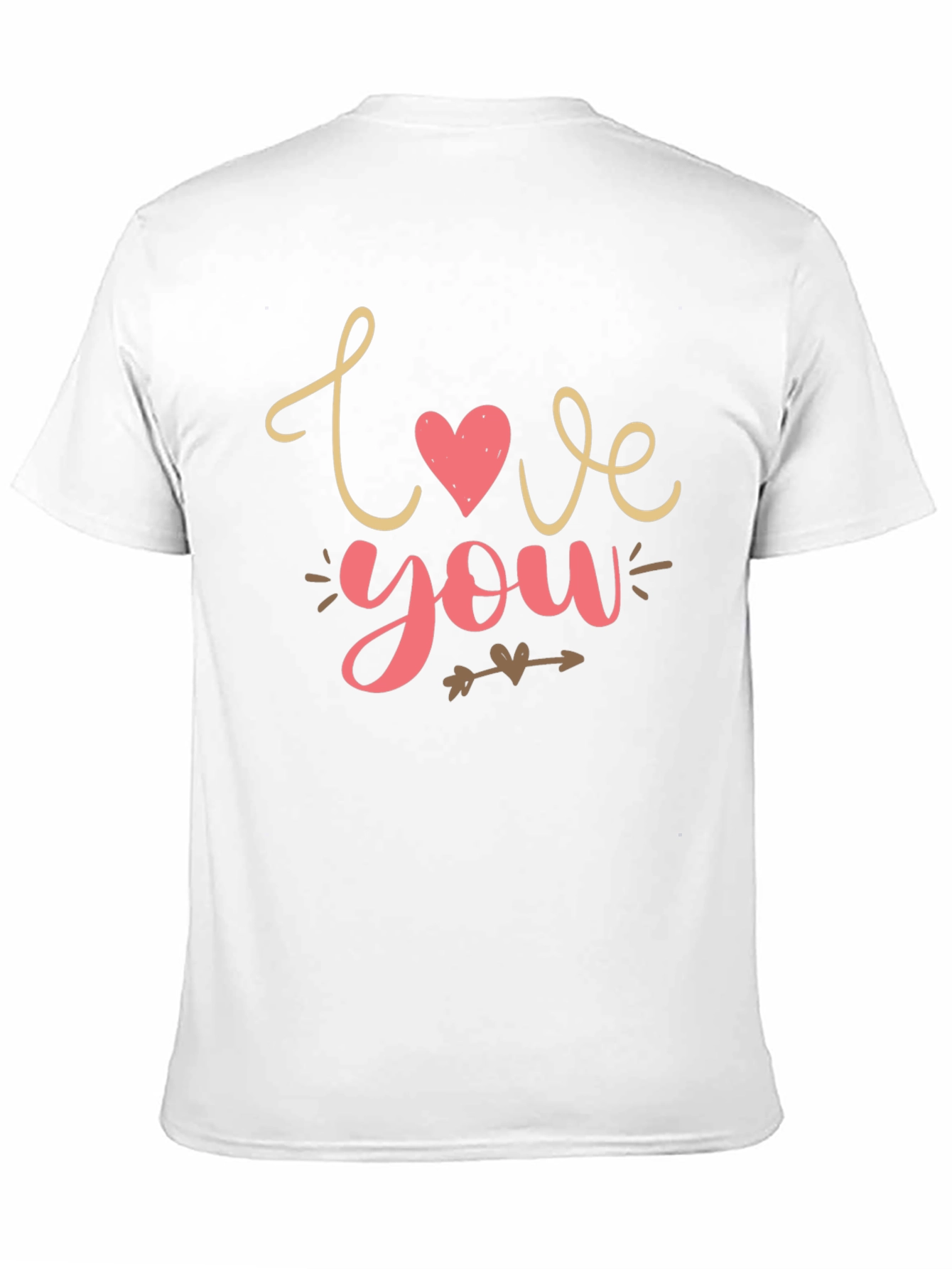 Love You Graphic Tee - Valentines Day Shirt