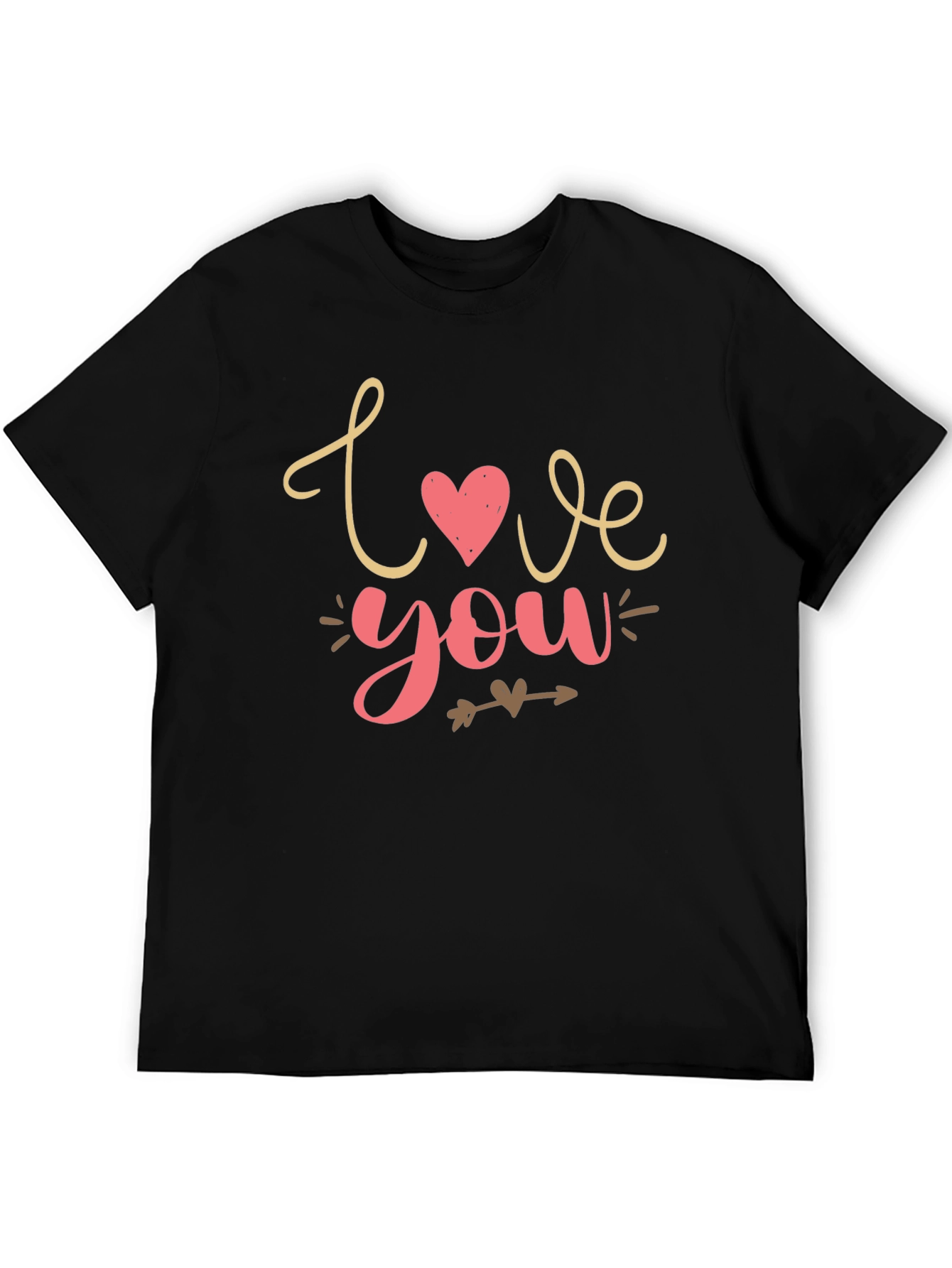 Love You Graphic Tee - Valentines Day Shirt