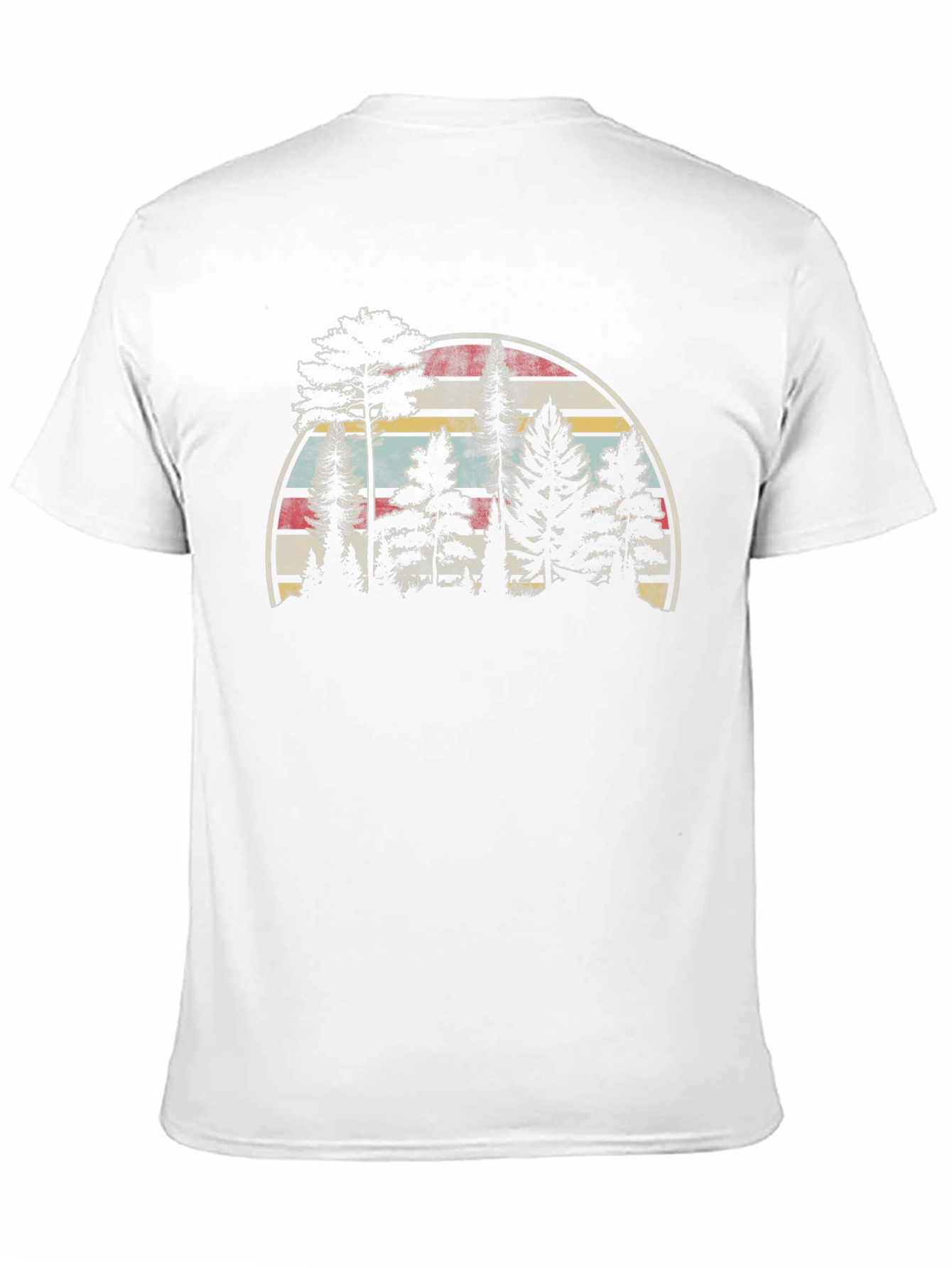Retro Forest T-Shirt - Nature Lover Tee