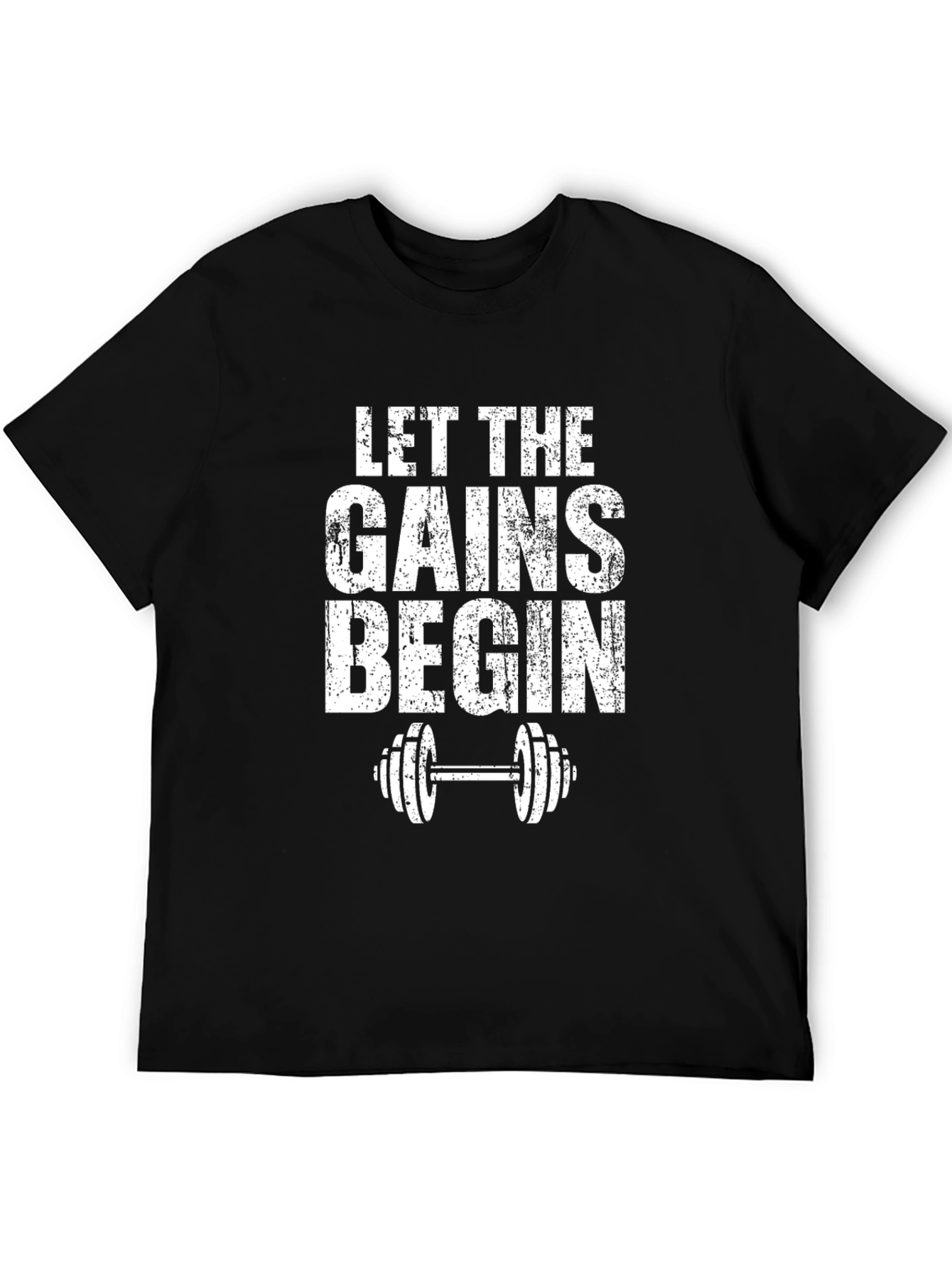 Let the Gains Begin Workout T-Shirt