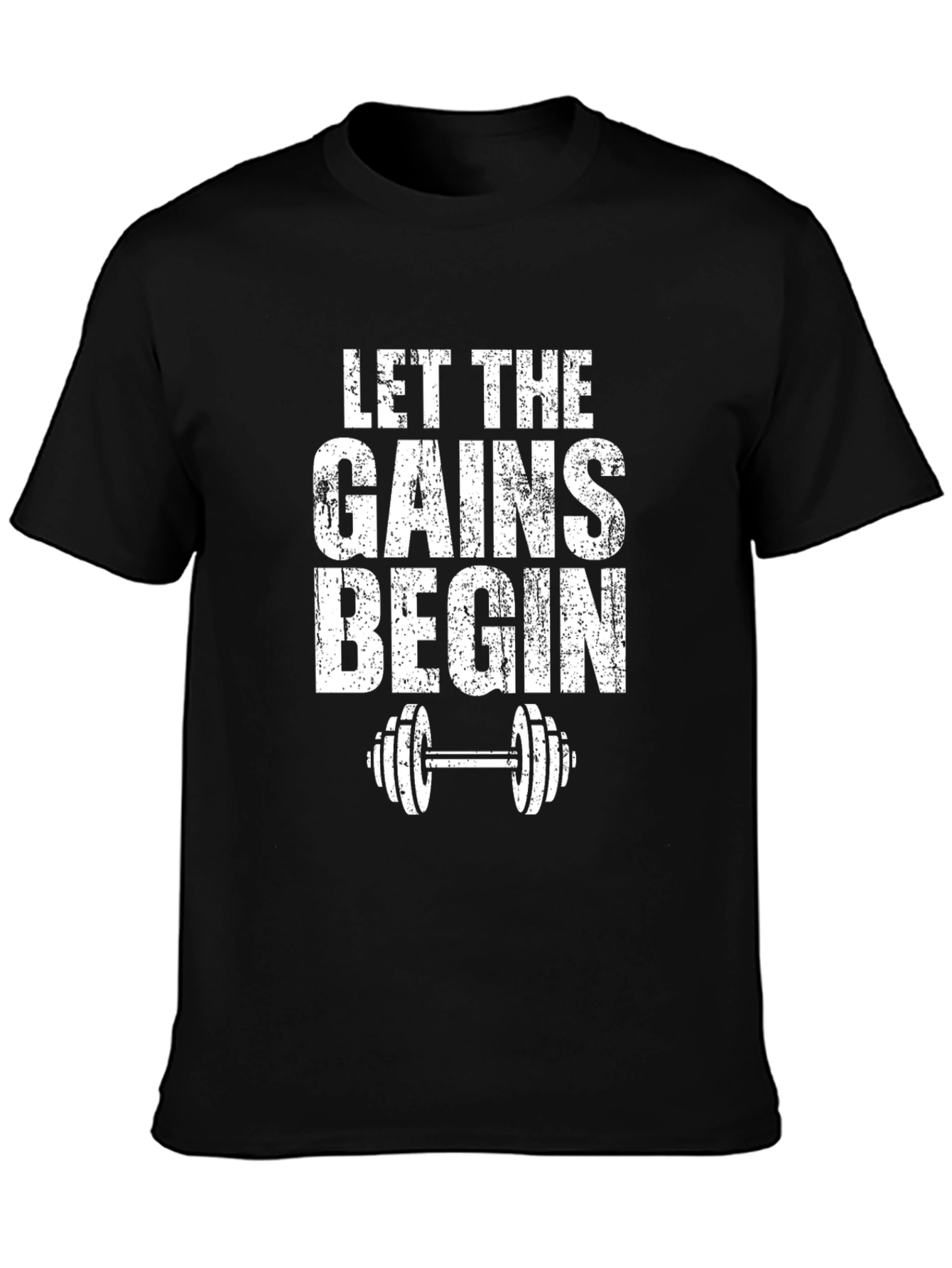 Let the Gains Begin Workout T-Shirt