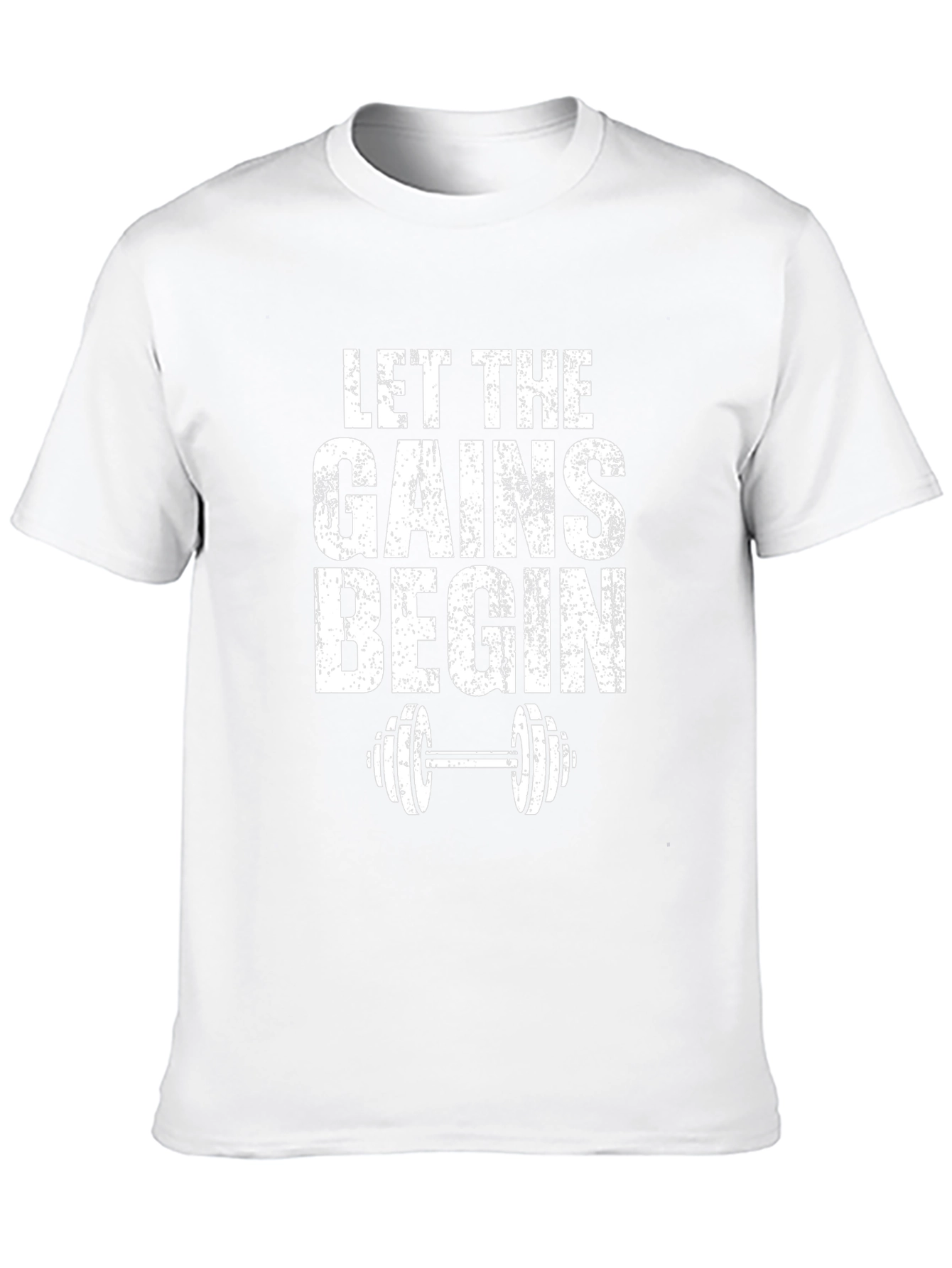 Let the Gains Begin Workout T-Shirt