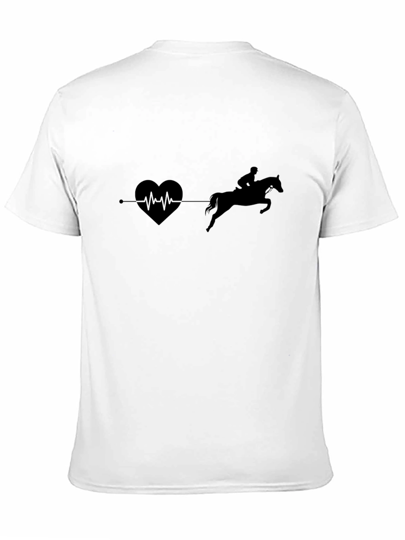 Heartbeat Horse Riding T-Shirt