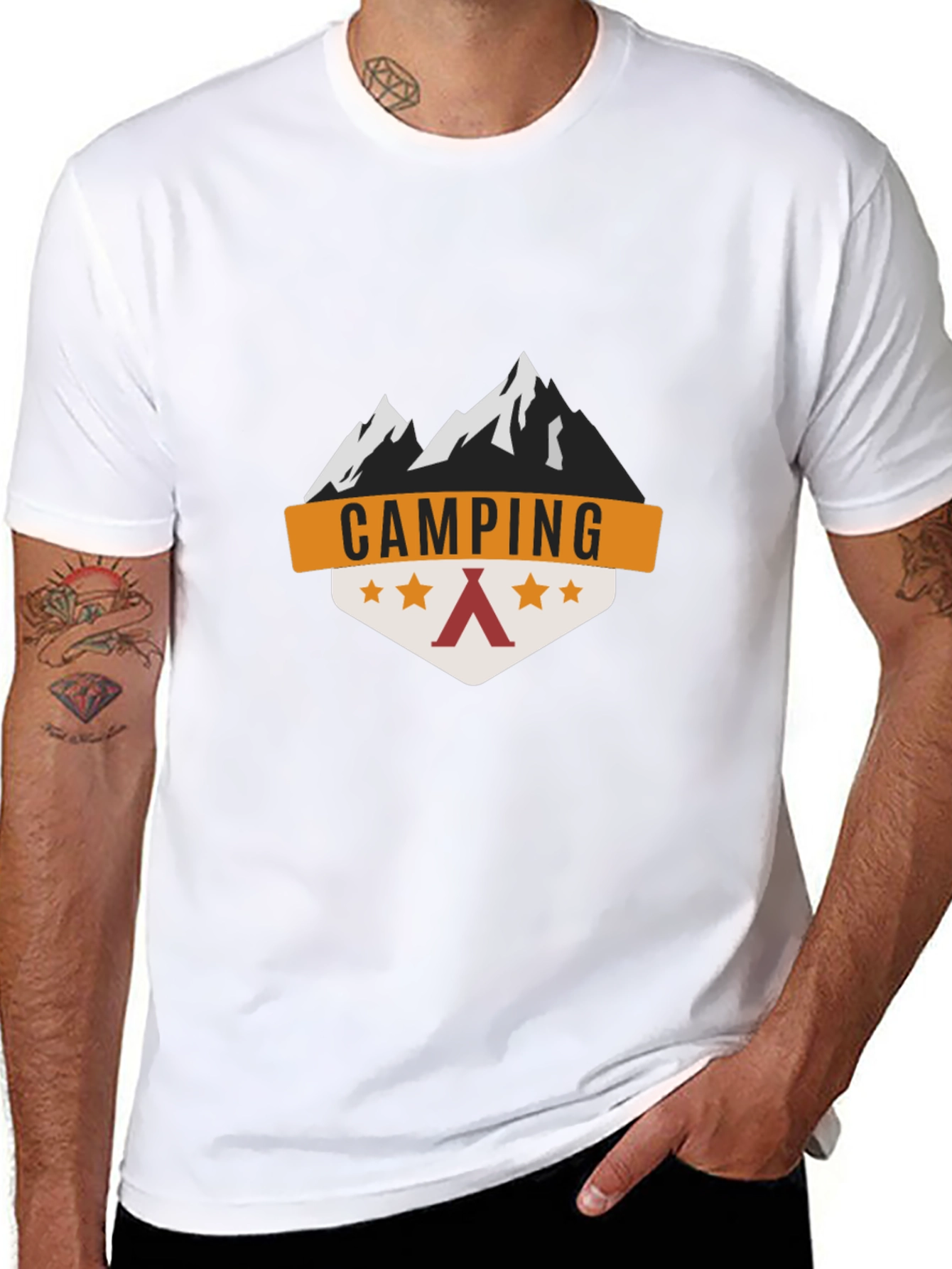 Camping Graphic Tee - Adventure Ready Soft Cotton