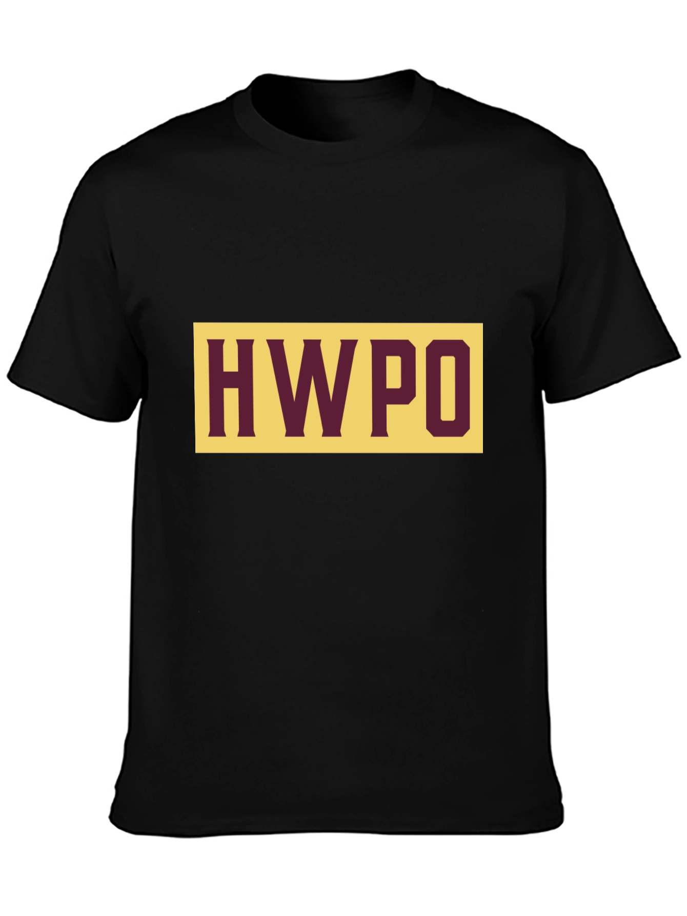 HWPO Graphic Tee - Black Casual Style