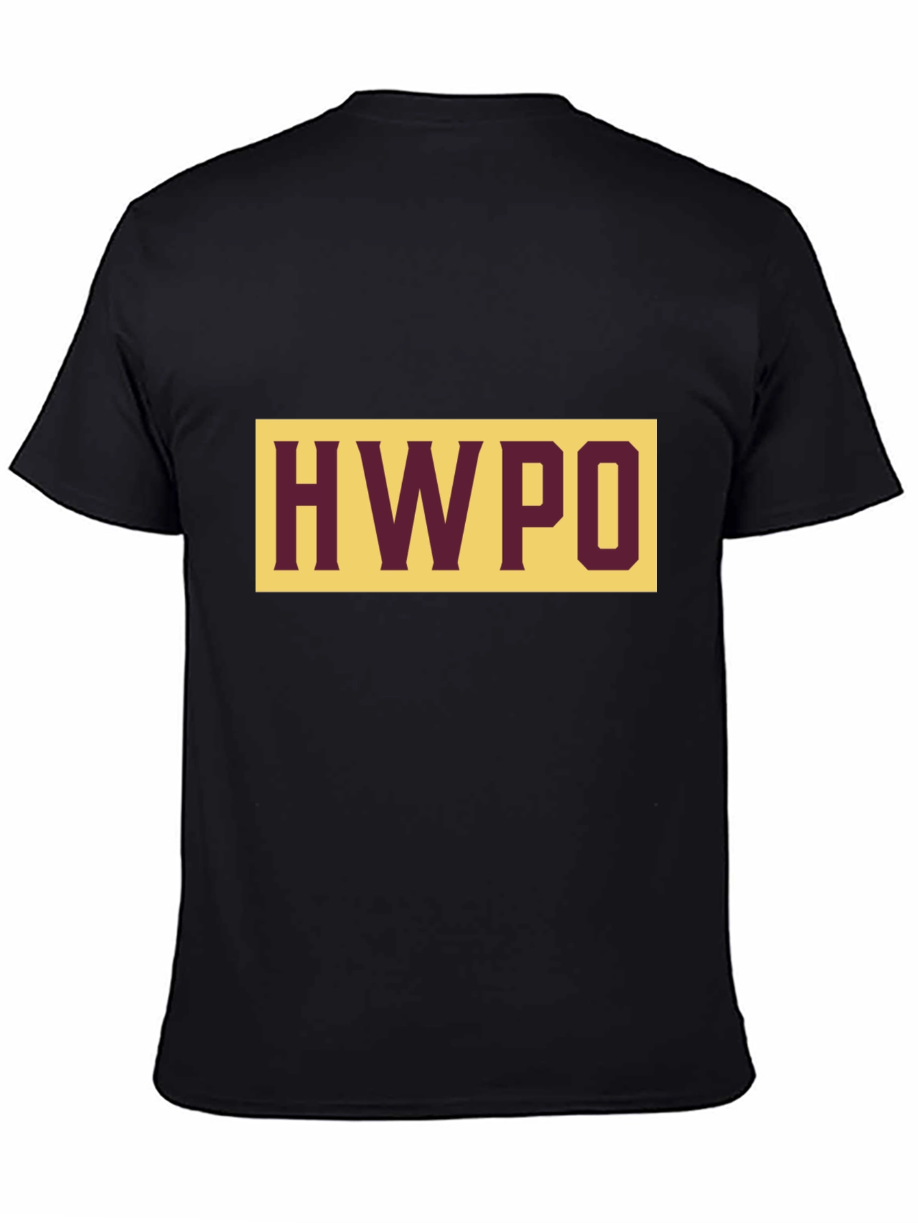 HWPO Graphic Tee - Black Casual Style