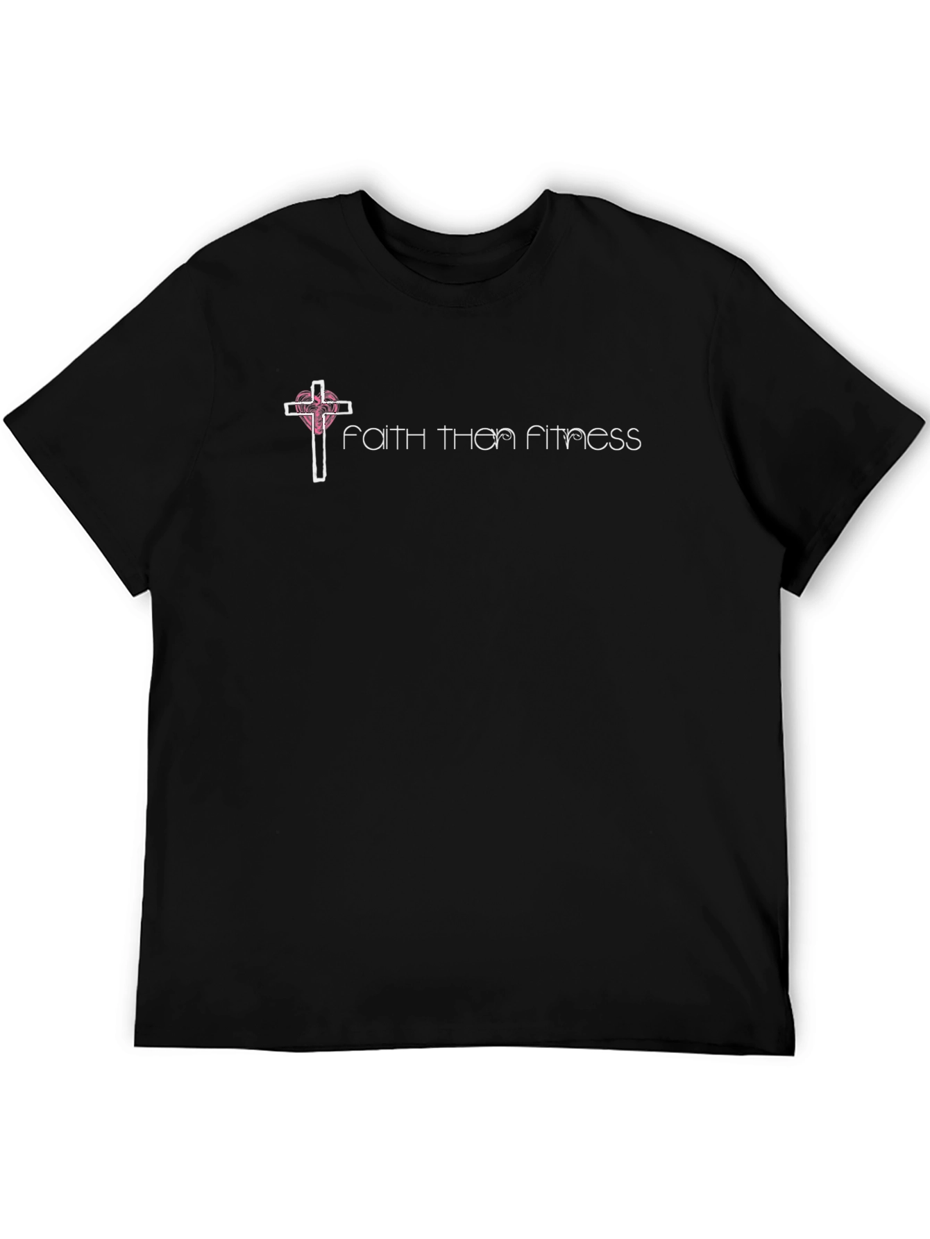 Faith Then Fitness Black T-Shirt