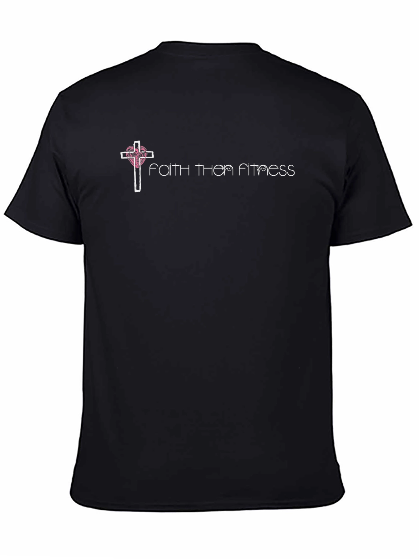 Faith Then Fitness Black T-Shirt