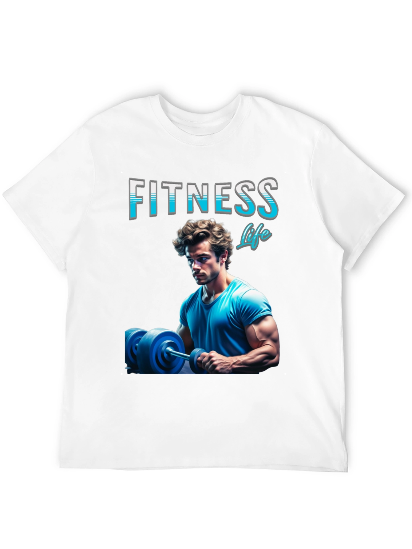 Fitness Life T-Shirt - Gym Body Design