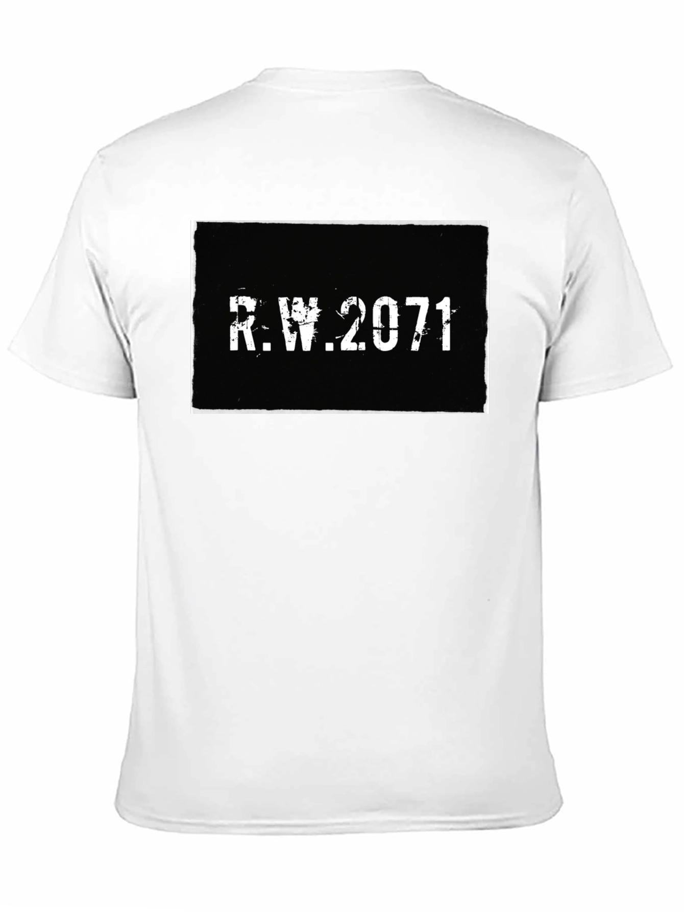 R.W. 2071 Graphic Tee - Retro Style Black T-Shirt