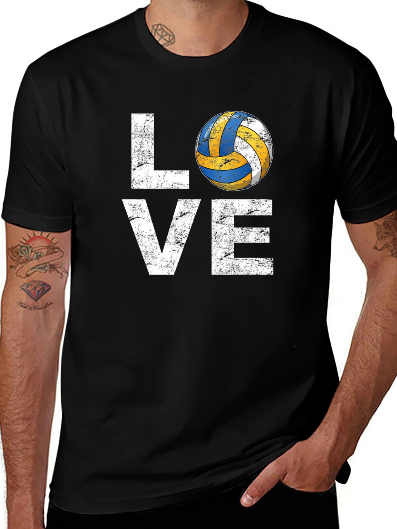 Love Volleyball Graphic T-Shirt