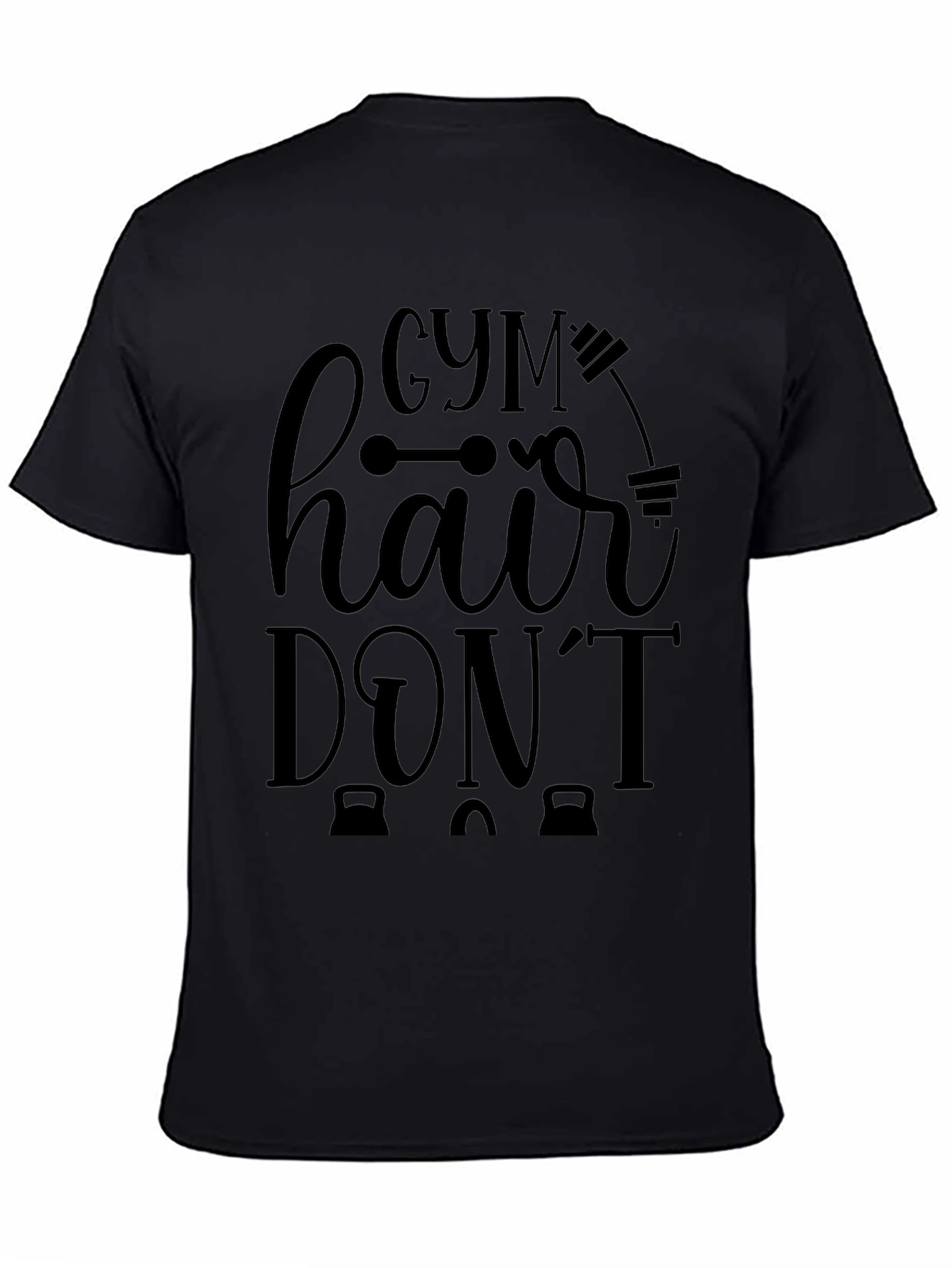 Gym Hair Dont Care Graphic T-Shirt