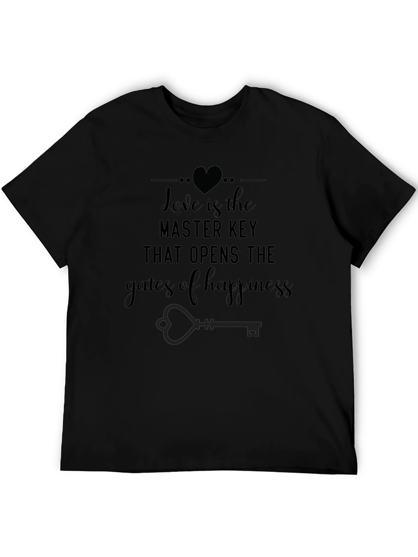 Love is the Key T-Shirt - Black