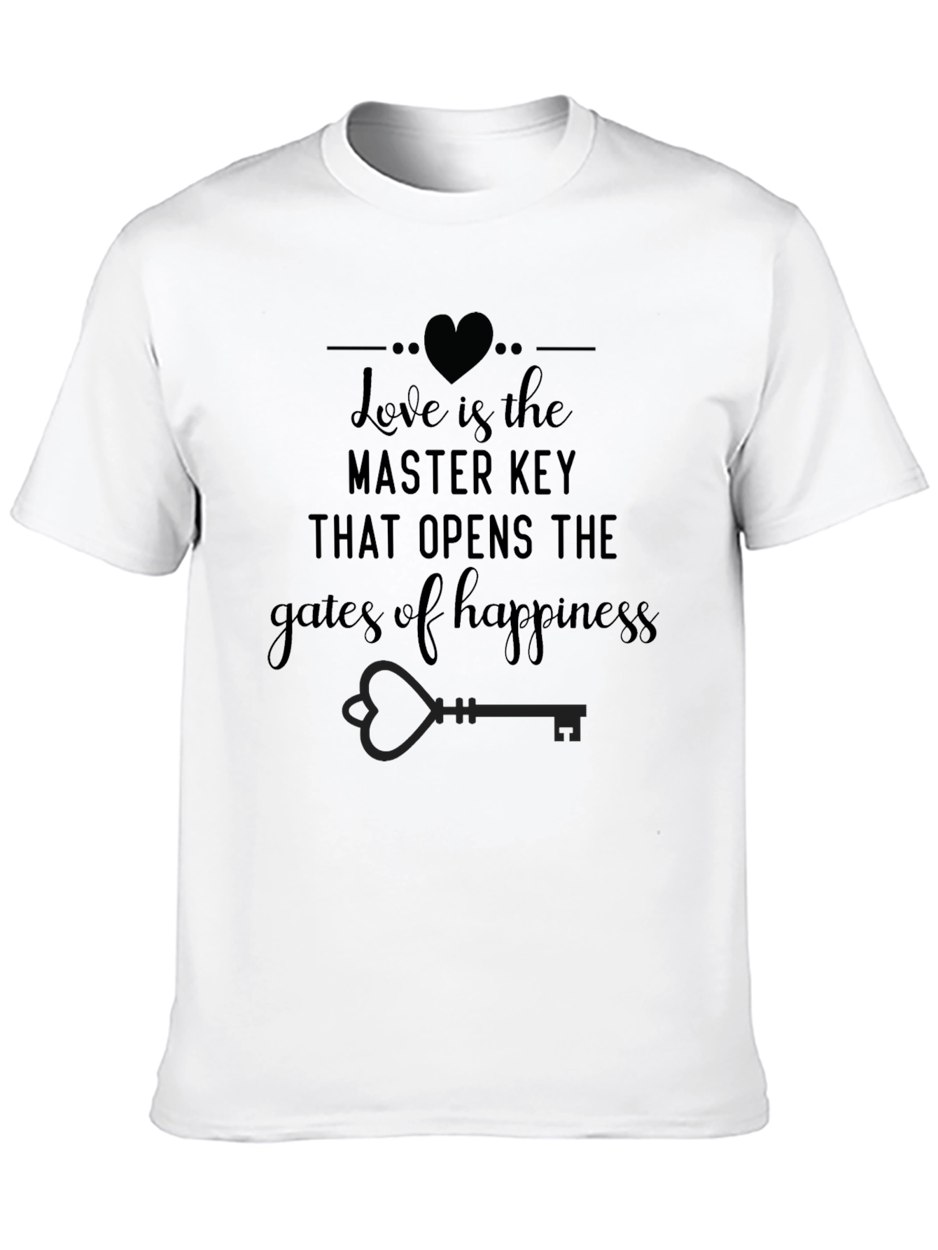 Love is the Key T-Shirt - Black