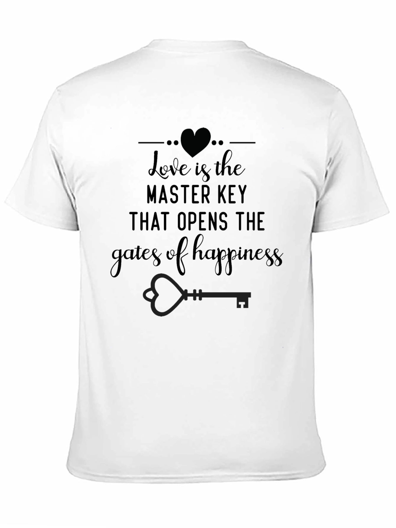 Love is the Key T-Shirt - Black