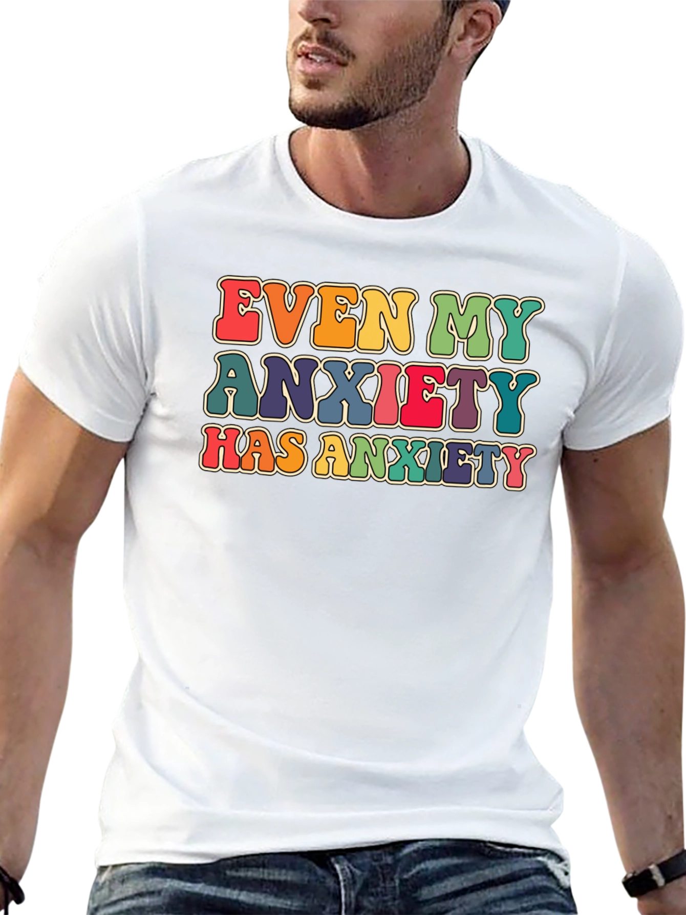 Anxiety T-Shirt Funny Sarcastic Humor Graphic Tee