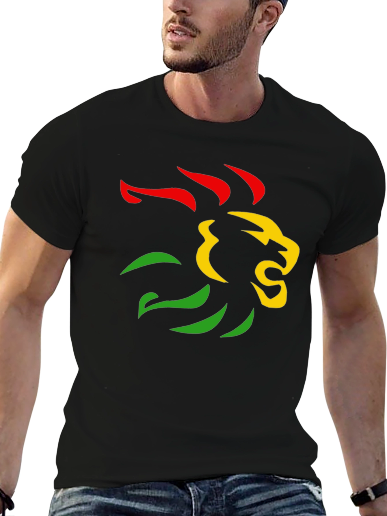 Rasta Lion T-Shirt - Reggae Inspired Design