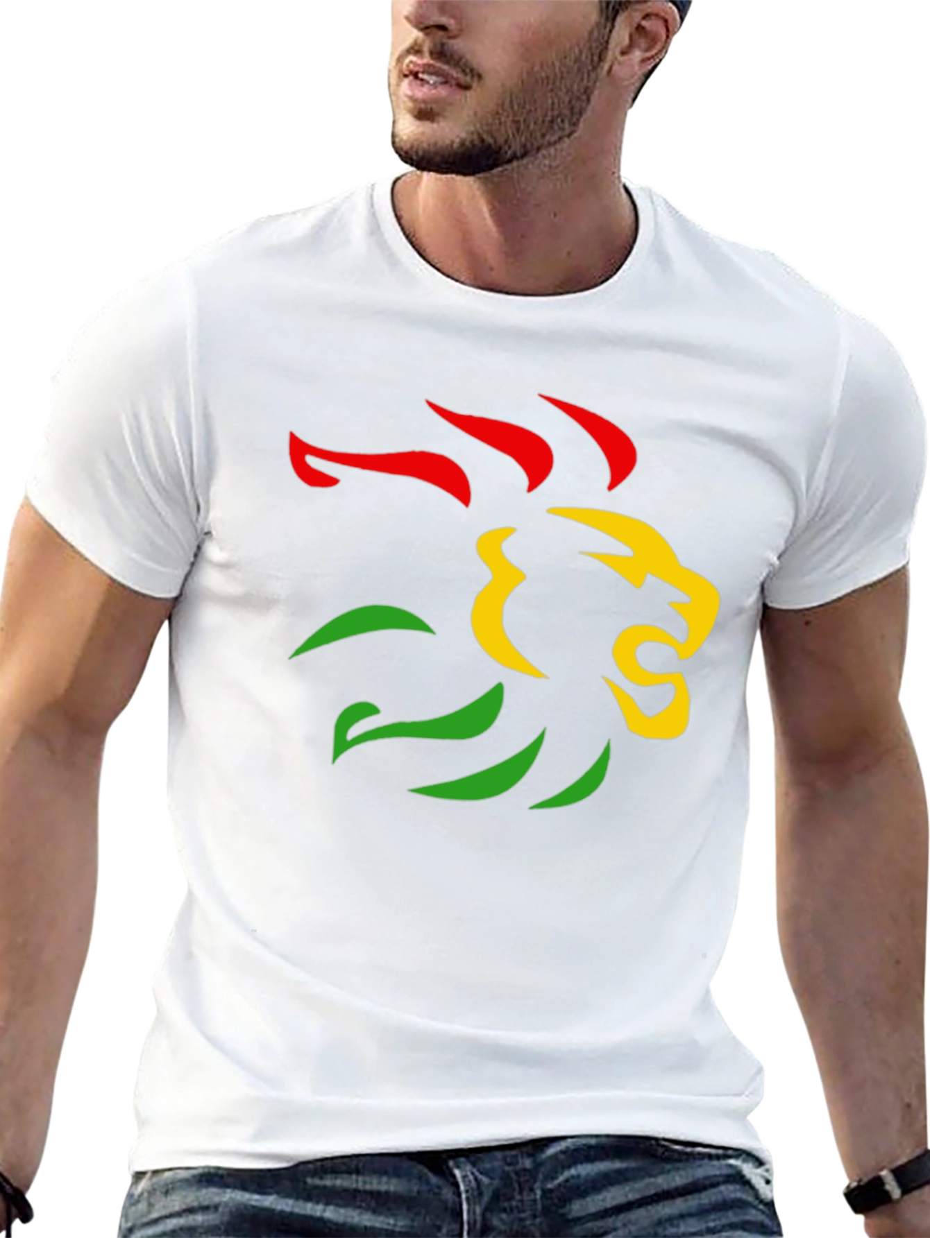Rasta Lion T-Shirt - Reggae Inspired Design