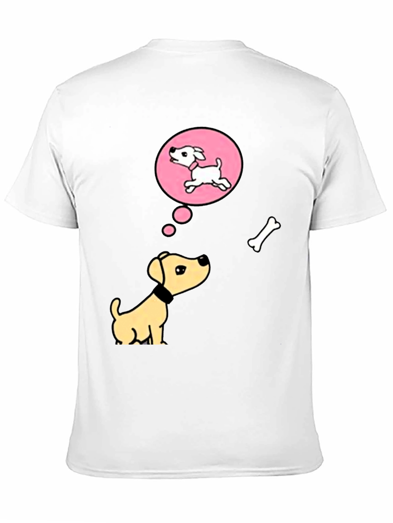 Dreaming Dog Black T-Shirt