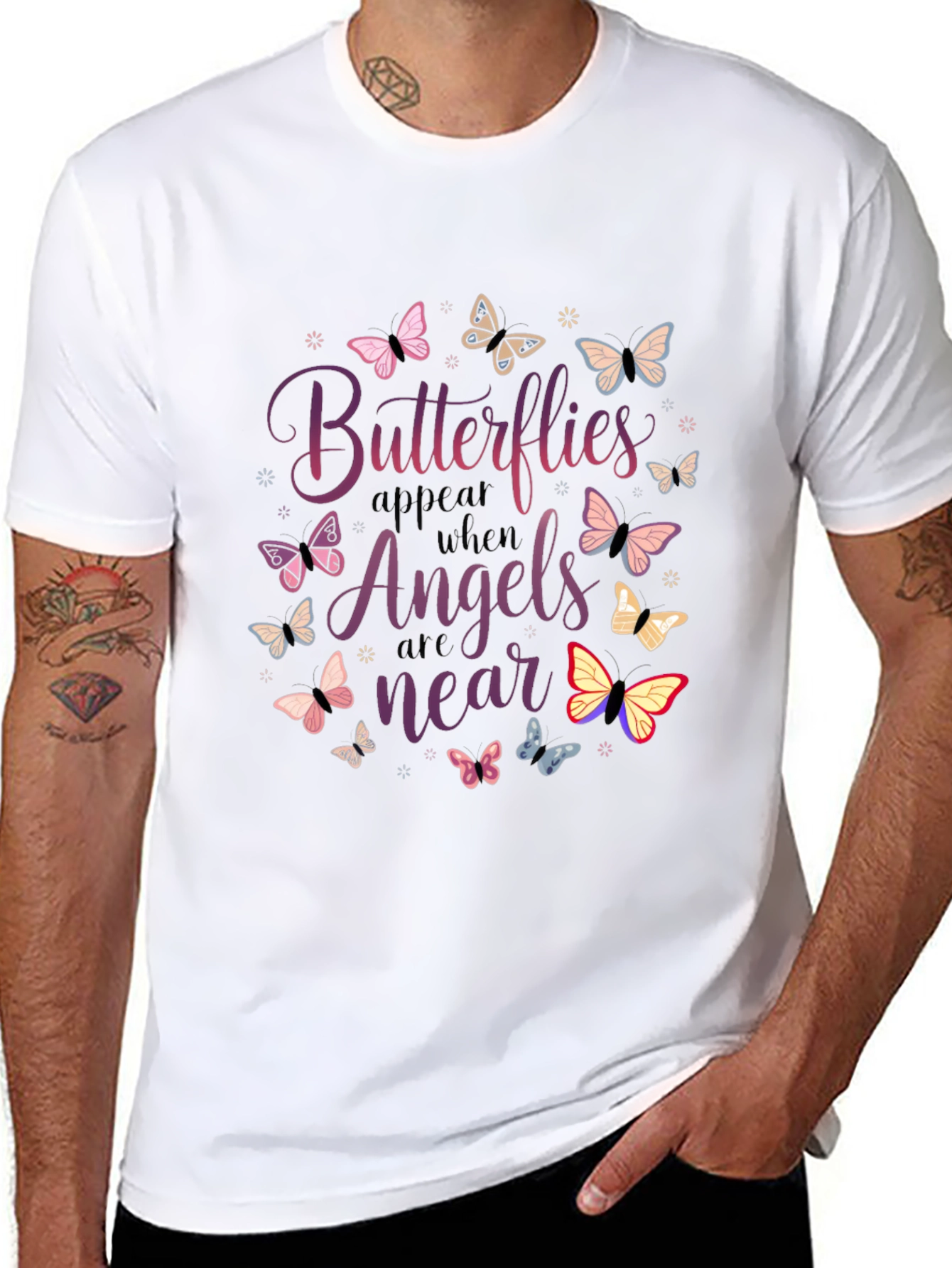 Butterfly Angels Graphic T-Shirt