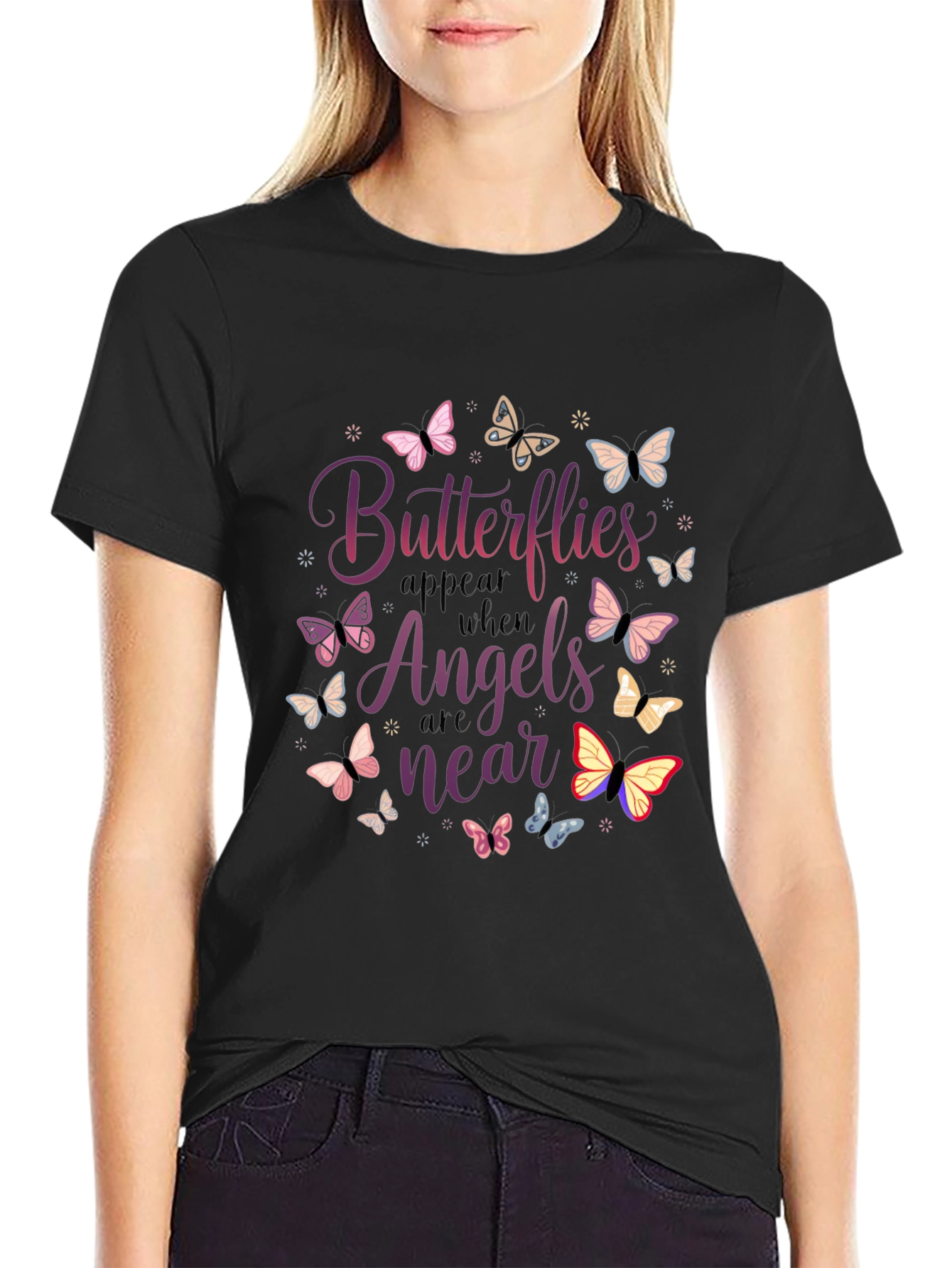Butterfly Angels Graphic T-Shirt
