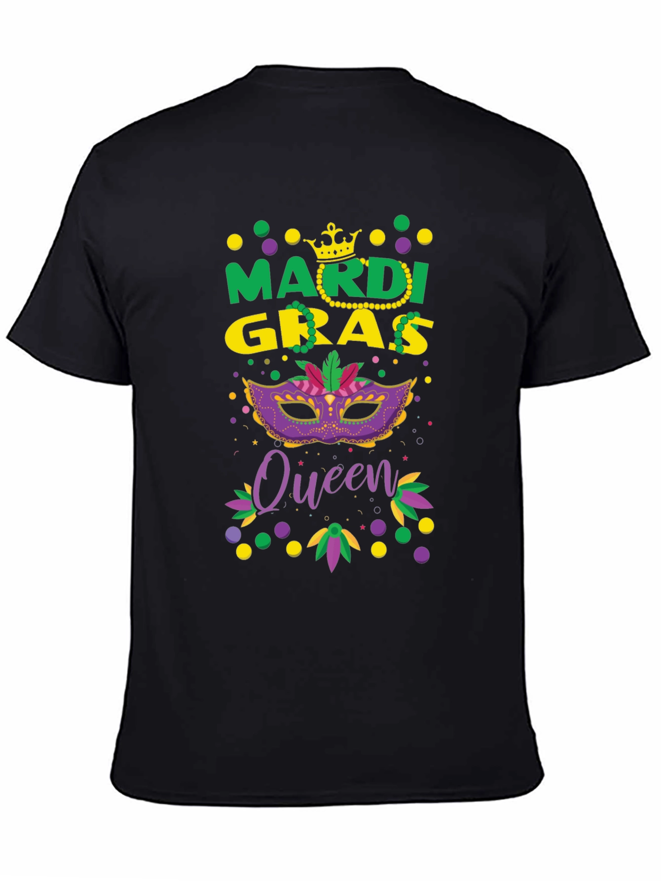 Mardi Gras Queen T-Shirt - Festive Celebration Tee