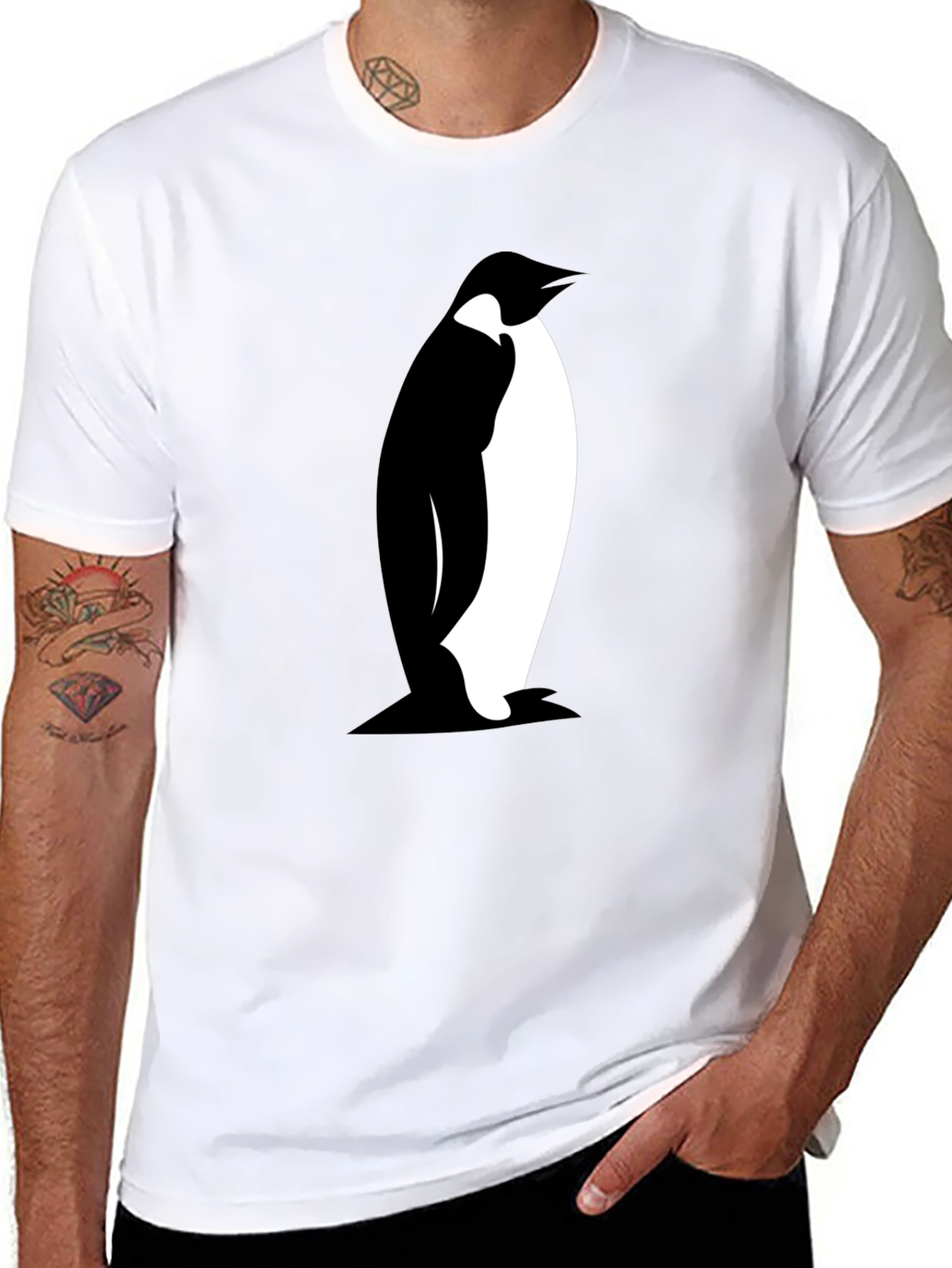 Penguin Graphic Print T-Shirt