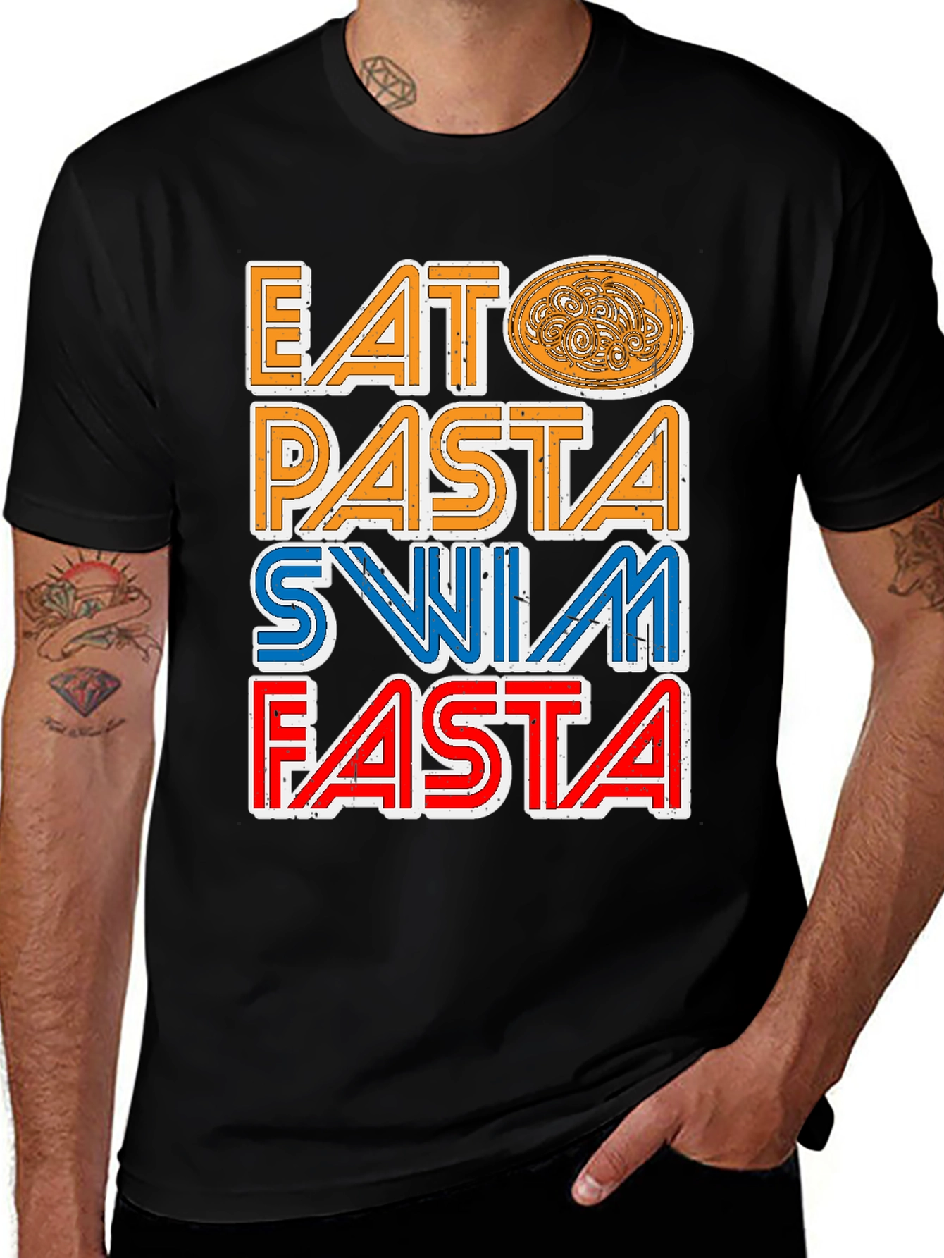 Eat Pasta Swim Fasta T-Shirt