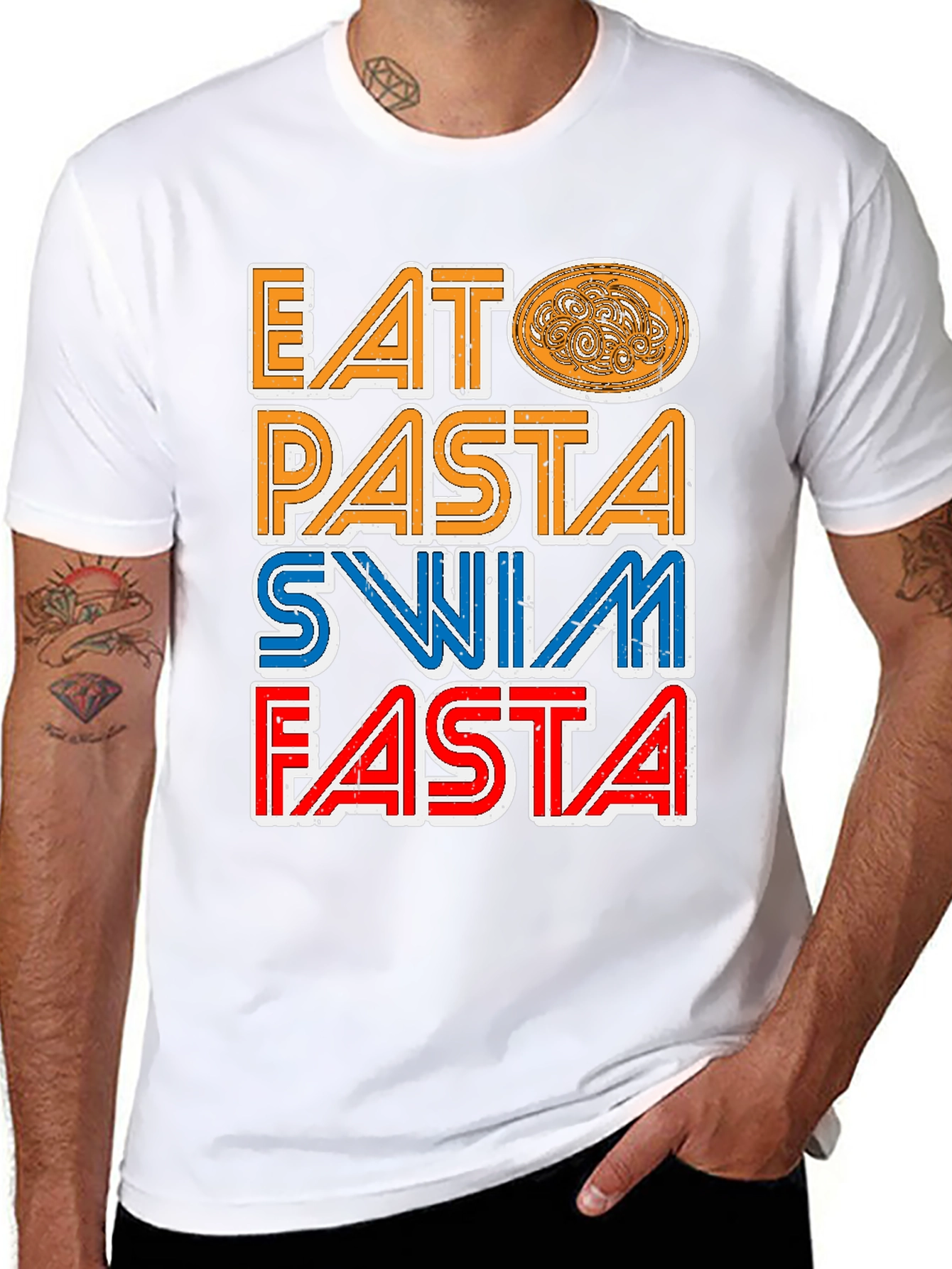 Eat Pasta Swim Fasta T-Shirt
