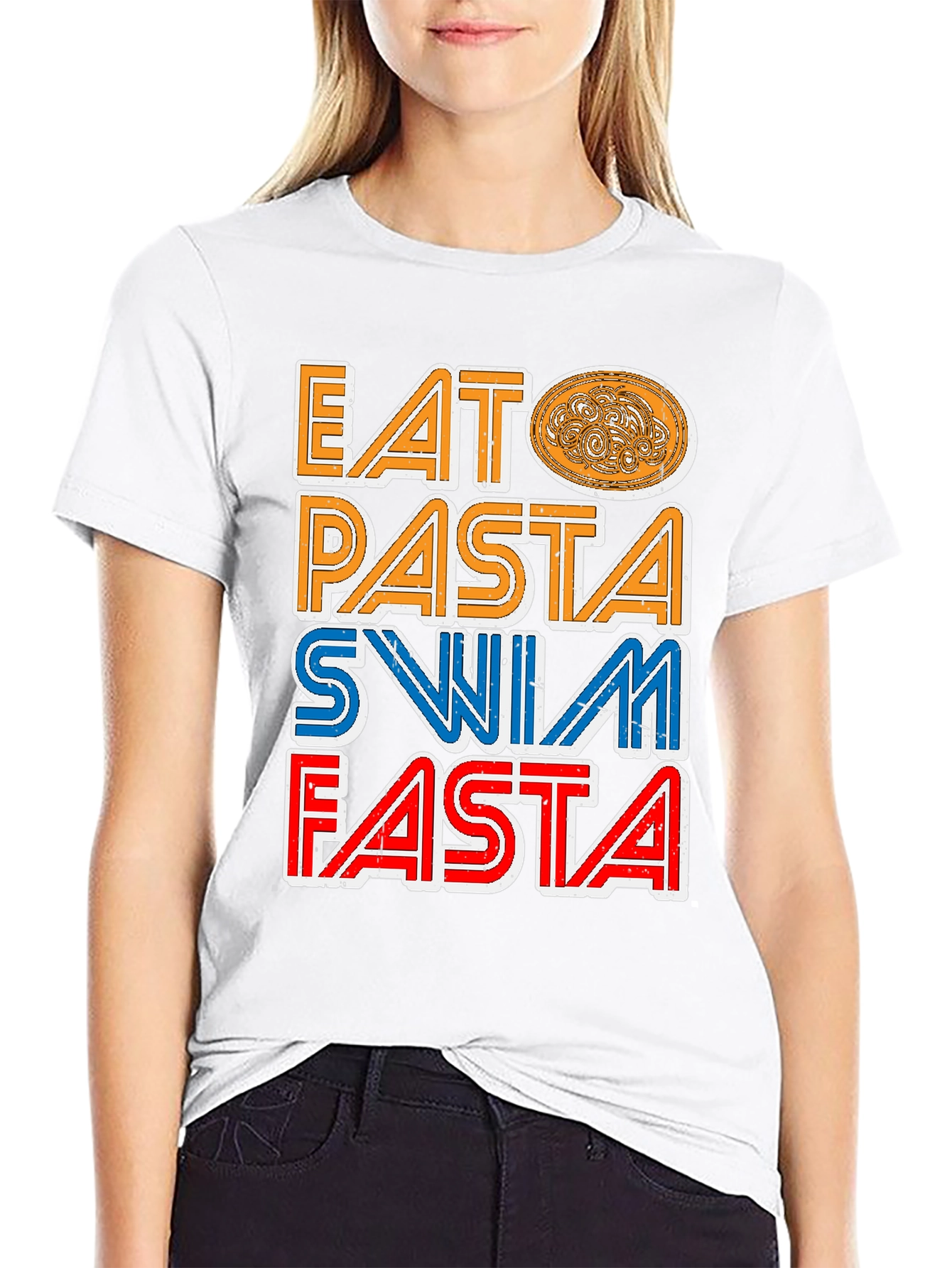 Eat Pasta Swim Fasta T-Shirt