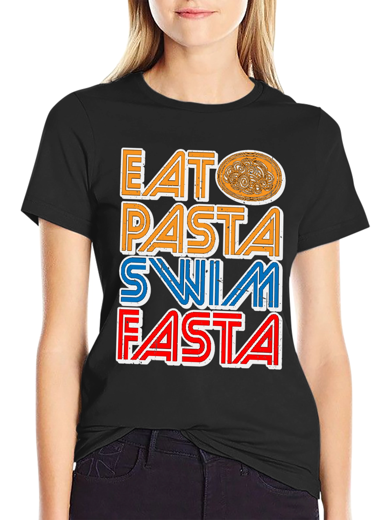 Eat Pasta Swim Fasta T-Shirt