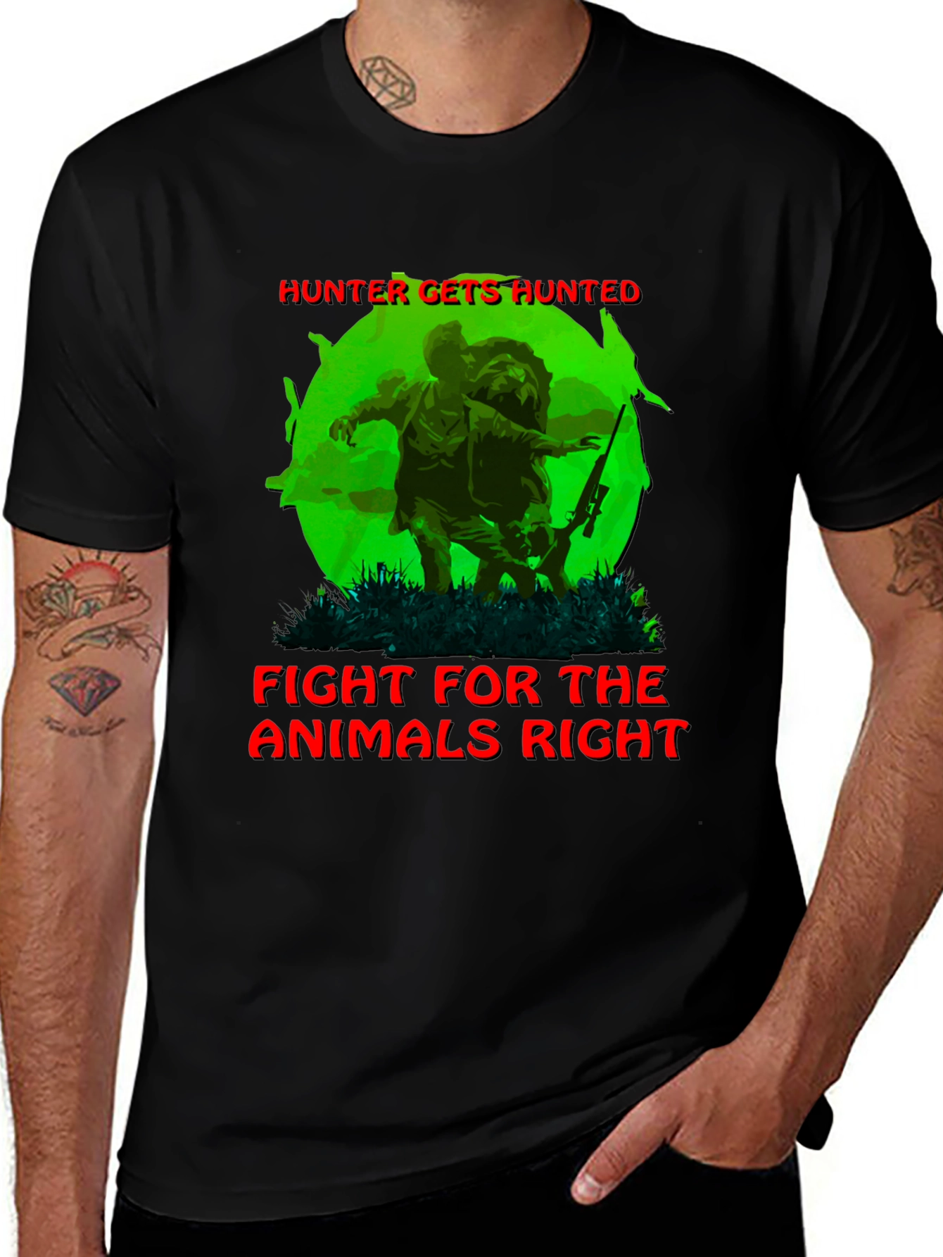 Hunter Gets Hunted Graphic Tee