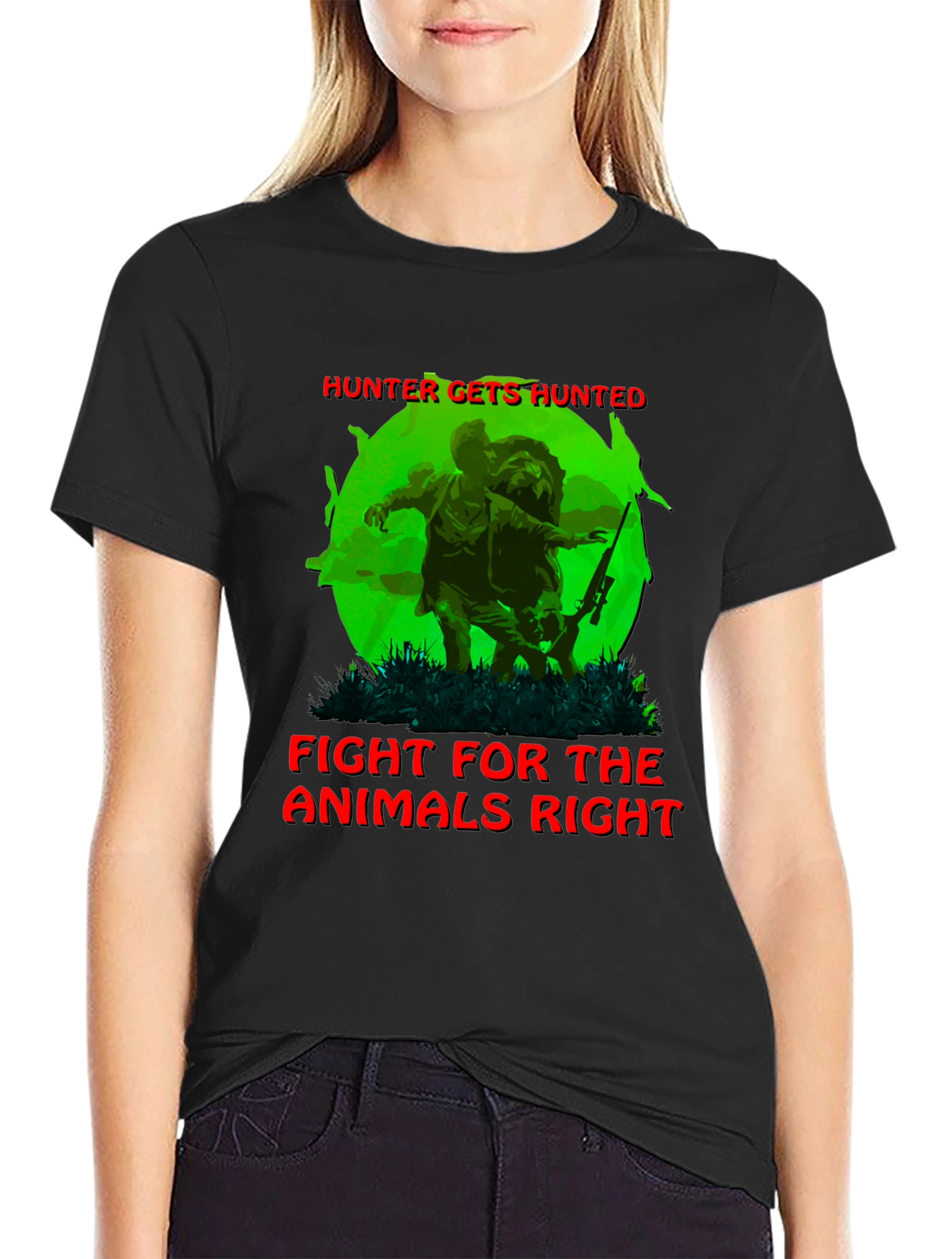 Hunter Gets Hunted Graphic Tee